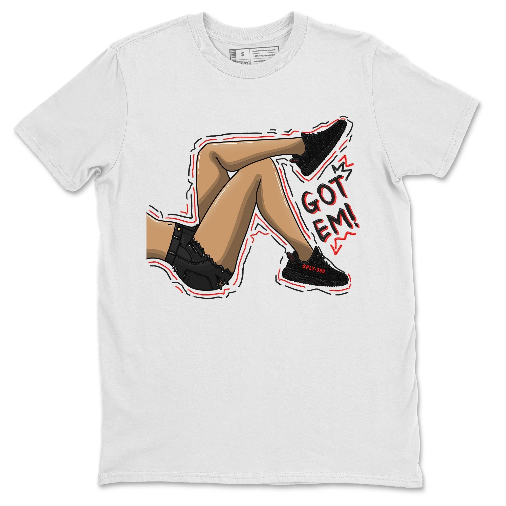 Yeezy 350 Bred shirt to match jordans Got Em Legs Streetwear Sneaker Shirt Yeezy Boost 350 V2 Bred Drip Gear Zone Sneaker Matching Clothing Unisex White 2 T-Shirt
