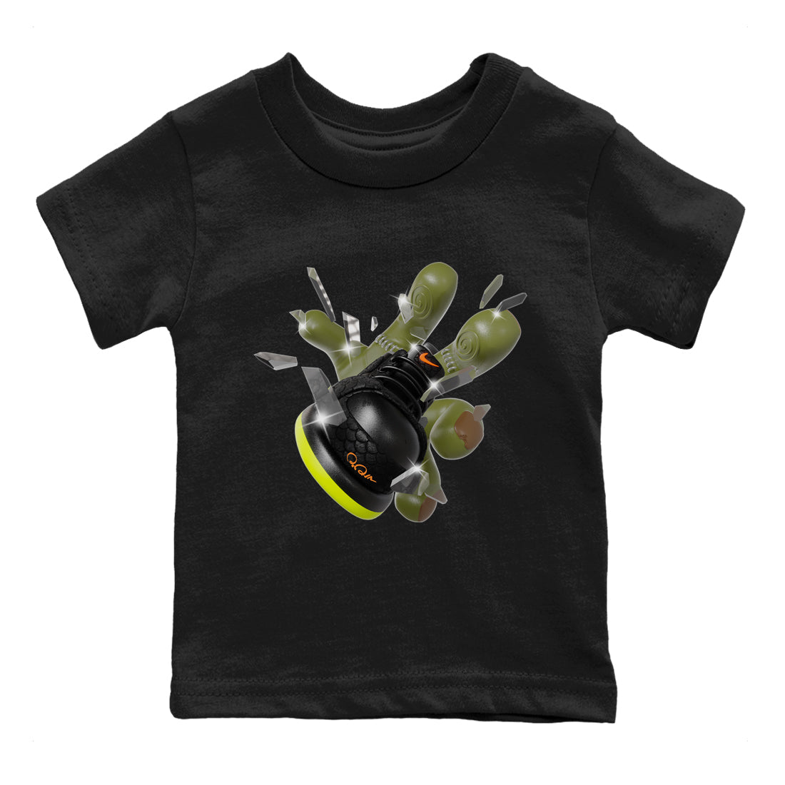 Dunk Halloween shirt to match jordans Got Em Zombie sneaker tees halloween horror nights Nike Dunk Halloween Drip Gear Zone Baby Toddler Black 2 T-Shirt