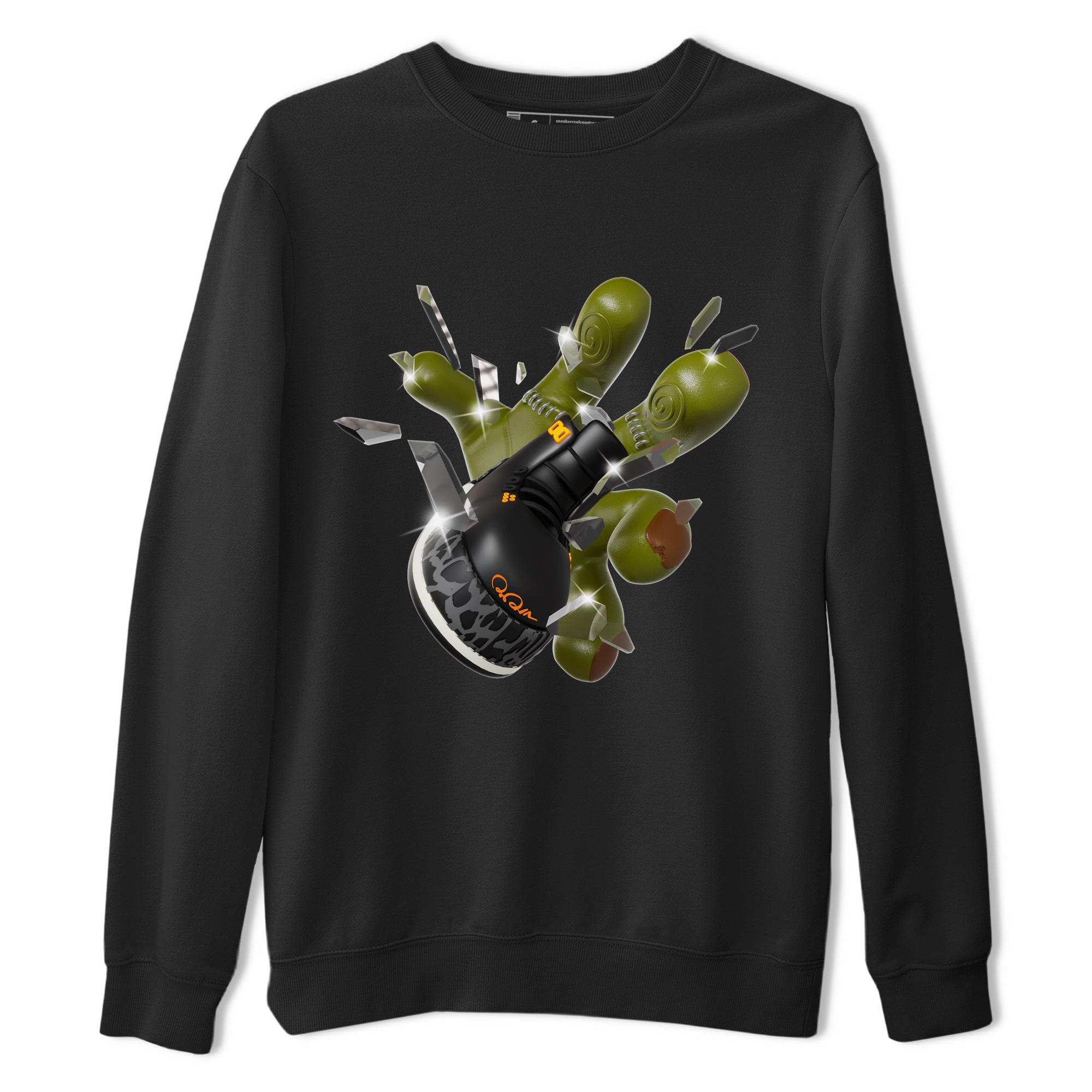 Air Jordan 3 Fear shirt to match jordans Got Em Zombie Hand sneaker tees halloween dress AJ3 Fear Drip Gear Zone Unisex Black 2 T-Shirt