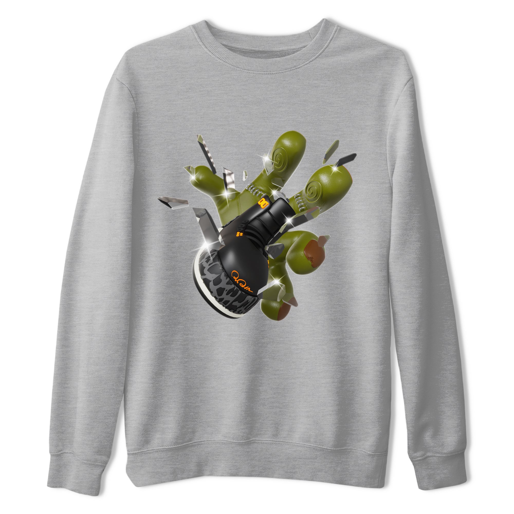 Air Jordan 3 Fear shirt to match jordans Got Em Zombie Hand sneaker tees halloween dress AJ3 Fear Drip Gear Zone Unisex Heather Grey 2 T-Shirt