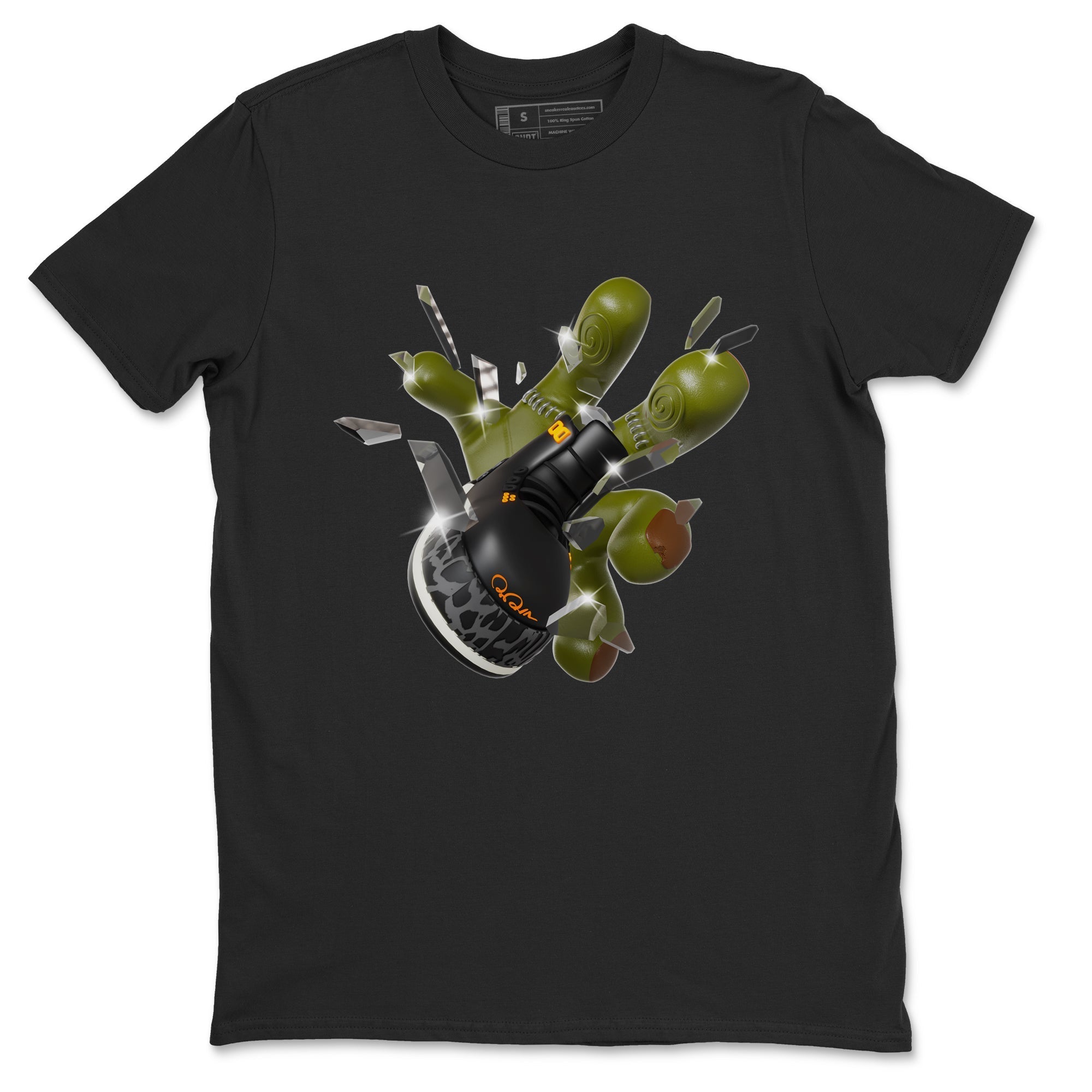 Air Jordan 3 Fear shirt to match jordans Got Em Zombie Hand sneaker tees halloween dress AJ3 Fear Drip Gear Zone Unisex Black 2 T-Shirt