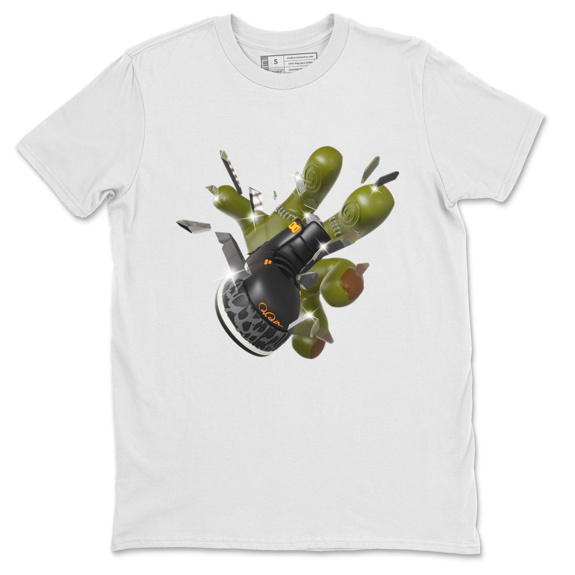Air Jordan 3 Fear shirt to match jordans Got Em Zombie Hand sneaker tees halloween dress AJ3 Fear Drip Gear Zone Unisex White 2 T-Shirt
