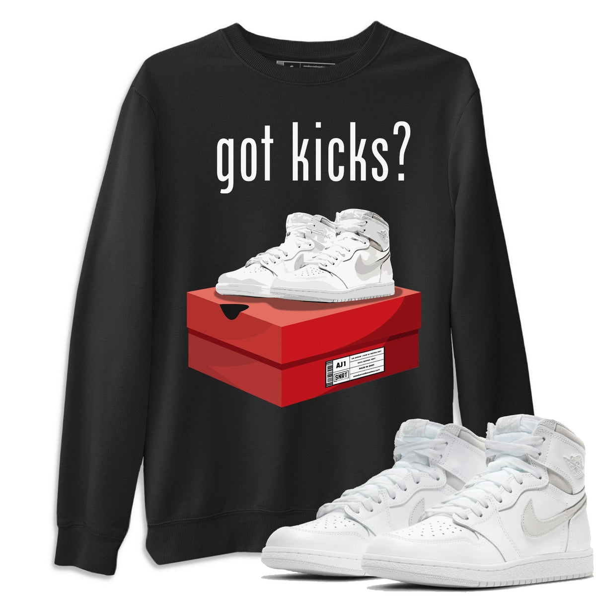 Jordan 1 Neutral Grey Shirt To Match Jordans Got Kicks Sneaker Tees Jordan 1 Neutral Grey Drip Gear Zone Sneaker Matching Clothing Unisex Shirts
