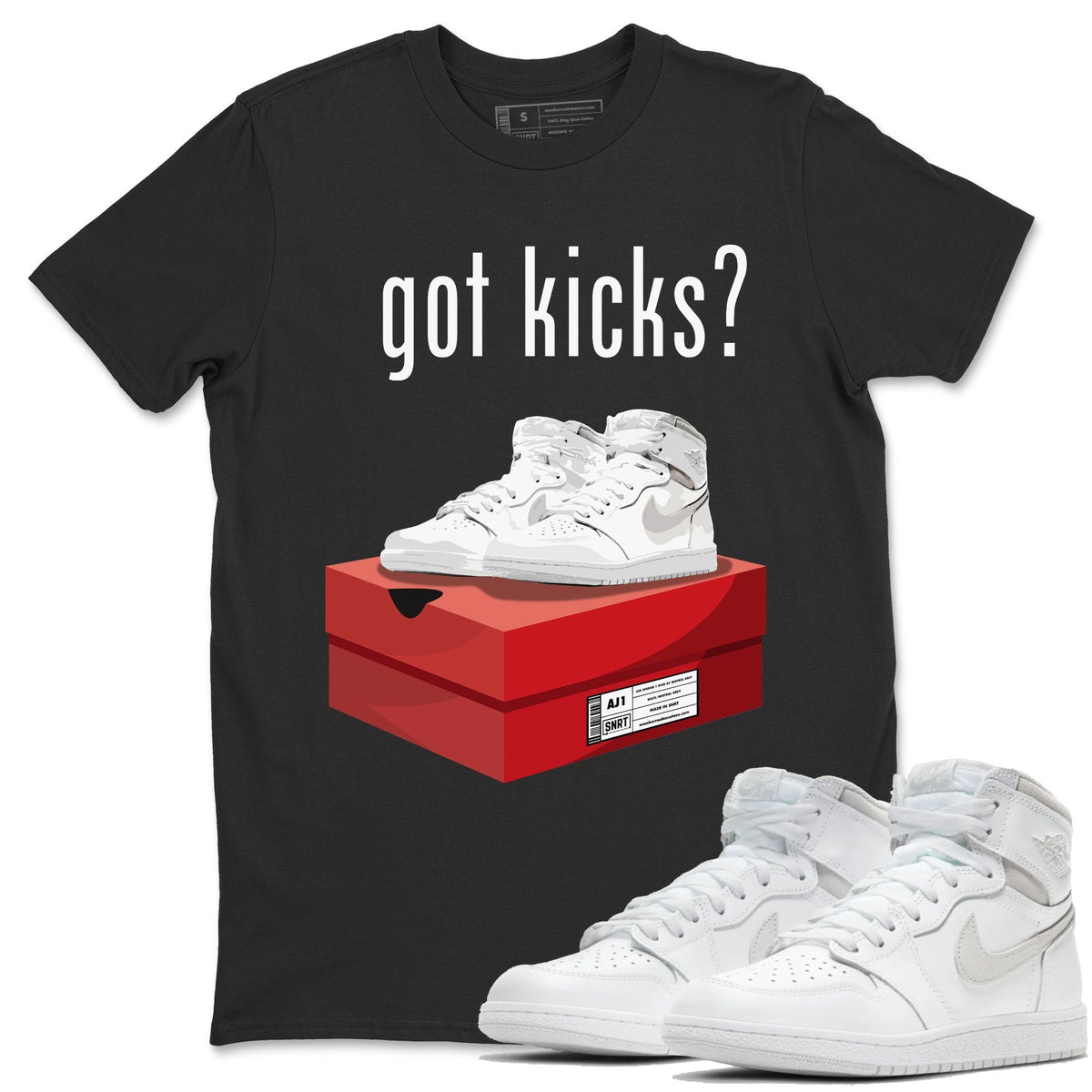 Jordan 1 Neutral Grey Shirt To Match Jordans Got Kicks Sneaker Tees Jordan 1 Neutral Grey Drip Gear Zone Sneaker Matching Clothing Unisex Shirts