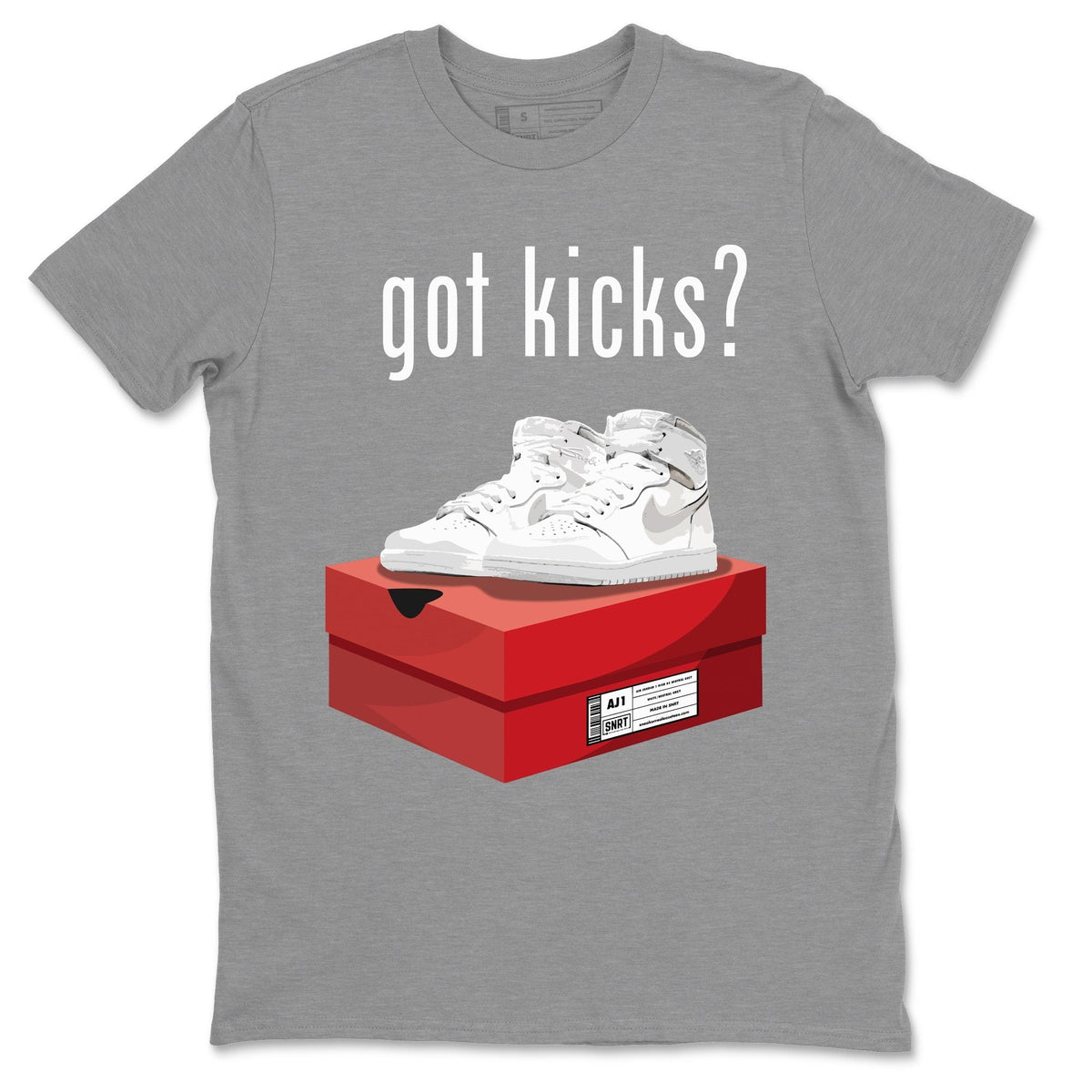 Jordan 1 Neutral Grey Shirt To Match Jordans Got Kicks Sneaker Tees Jordan 1 Neutral Grey Drip Gear Zone Sneaker Matching Clothing Unisex Shirts