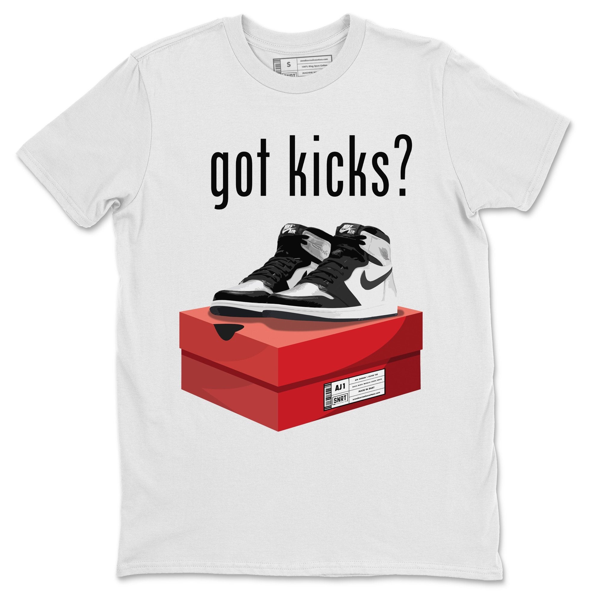 Jordan 1 Silver Toe Shirt To Match Jordans Got Kicks Sneaker Tees Jordan 1 Silver Toe Drip Gear Zone Sneaker Matching Clothing Unisex Shirts
