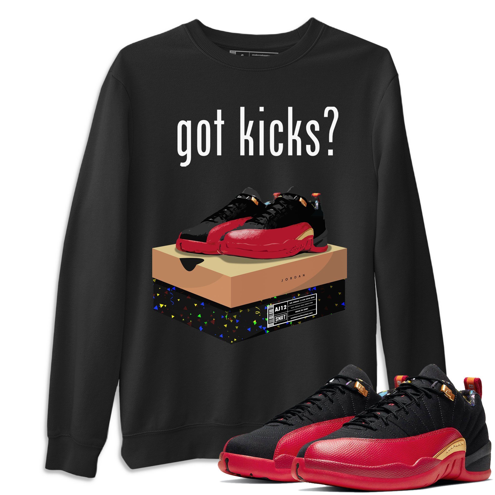 Jordan 12 Super Bowl Shirt To Match Jordans Got Kicks Sneaker Tees Jordan 12 Super Bowl Drip Gear Zone Sneaker Matching Clothing Unisex Shirts