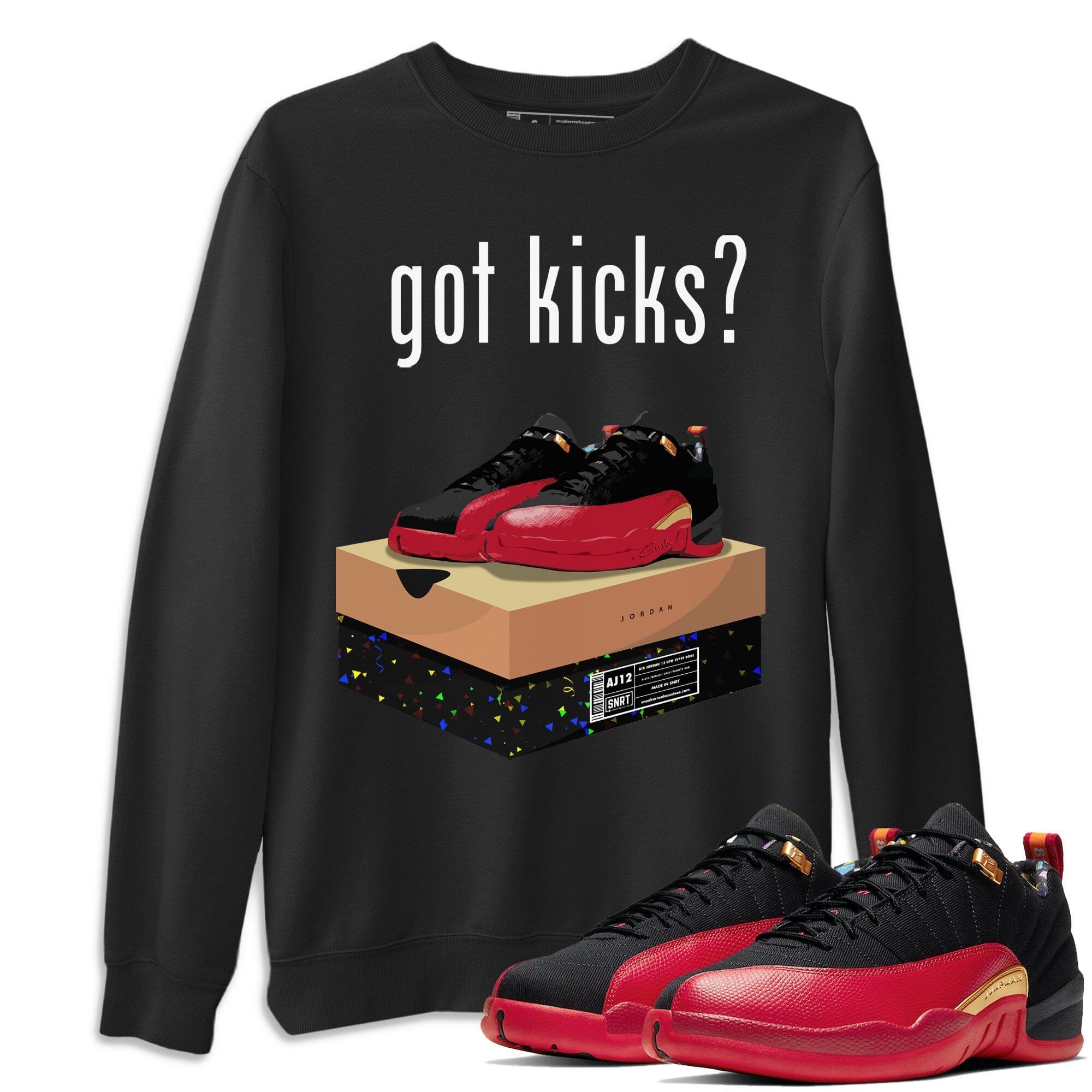 Jordan 12 Super Bowl Shirt To Match Jordans Got Kicks Sneaker Tees Jordan 12 Super Bowl Drip Gear Zone Sneaker Matching Clothing Unisex Shirts