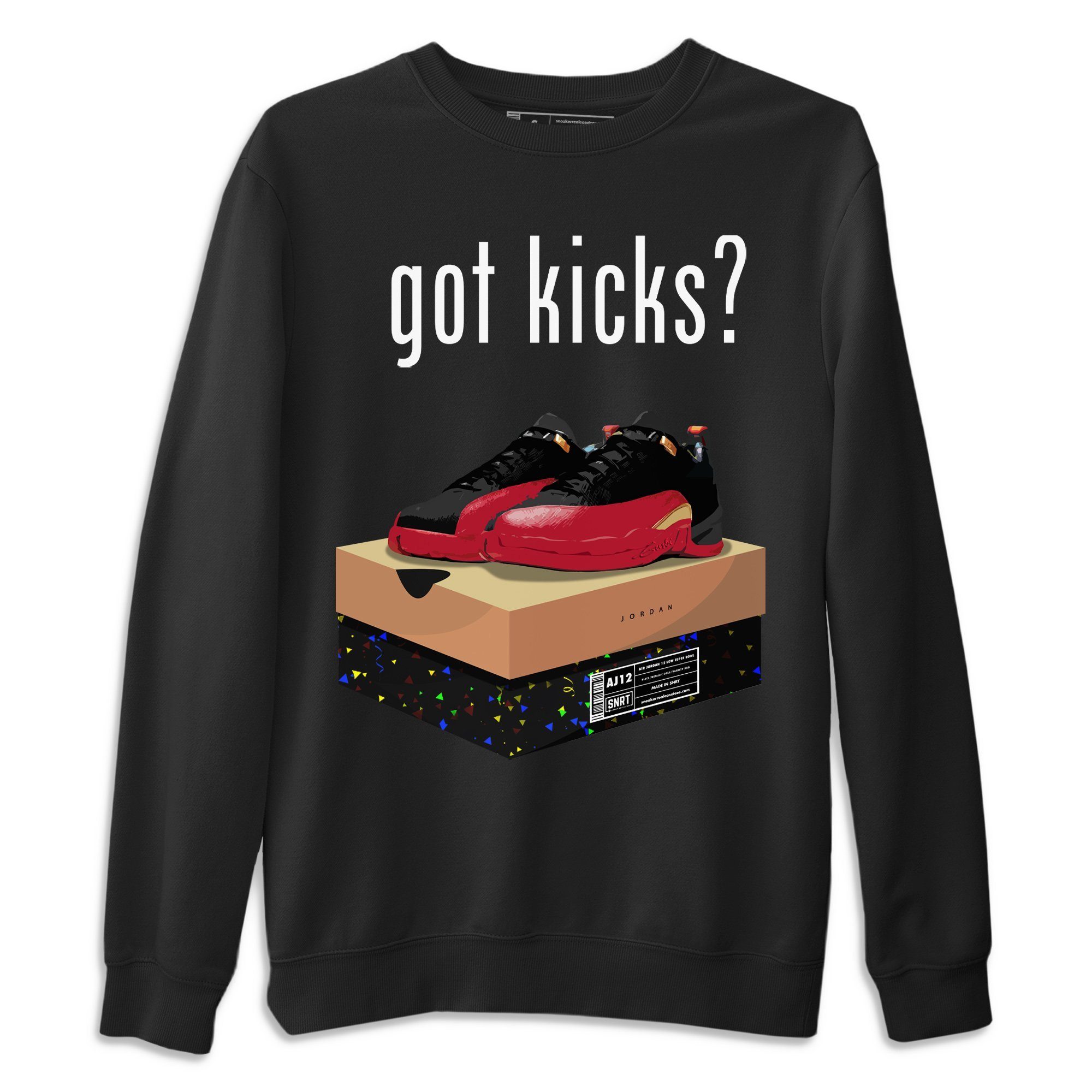 Jordan 12 Super Bowl Shirt To Match Jordans Got Kicks Sneaker Tees Jordan 12 Super Bowl Drip Gear Zone Sneaker Matching Clothing Unisex Shirts