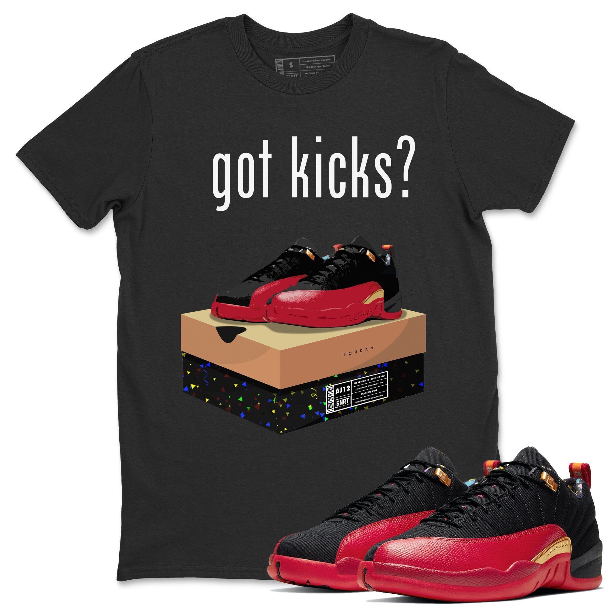 Jordan 12 Super Bowl Shirt To Match Jordans Got Kicks Sneaker Tees Jordan 12 Super Bowl Drip Gear Zone Sneaker Matching Clothing Unisex Shirts