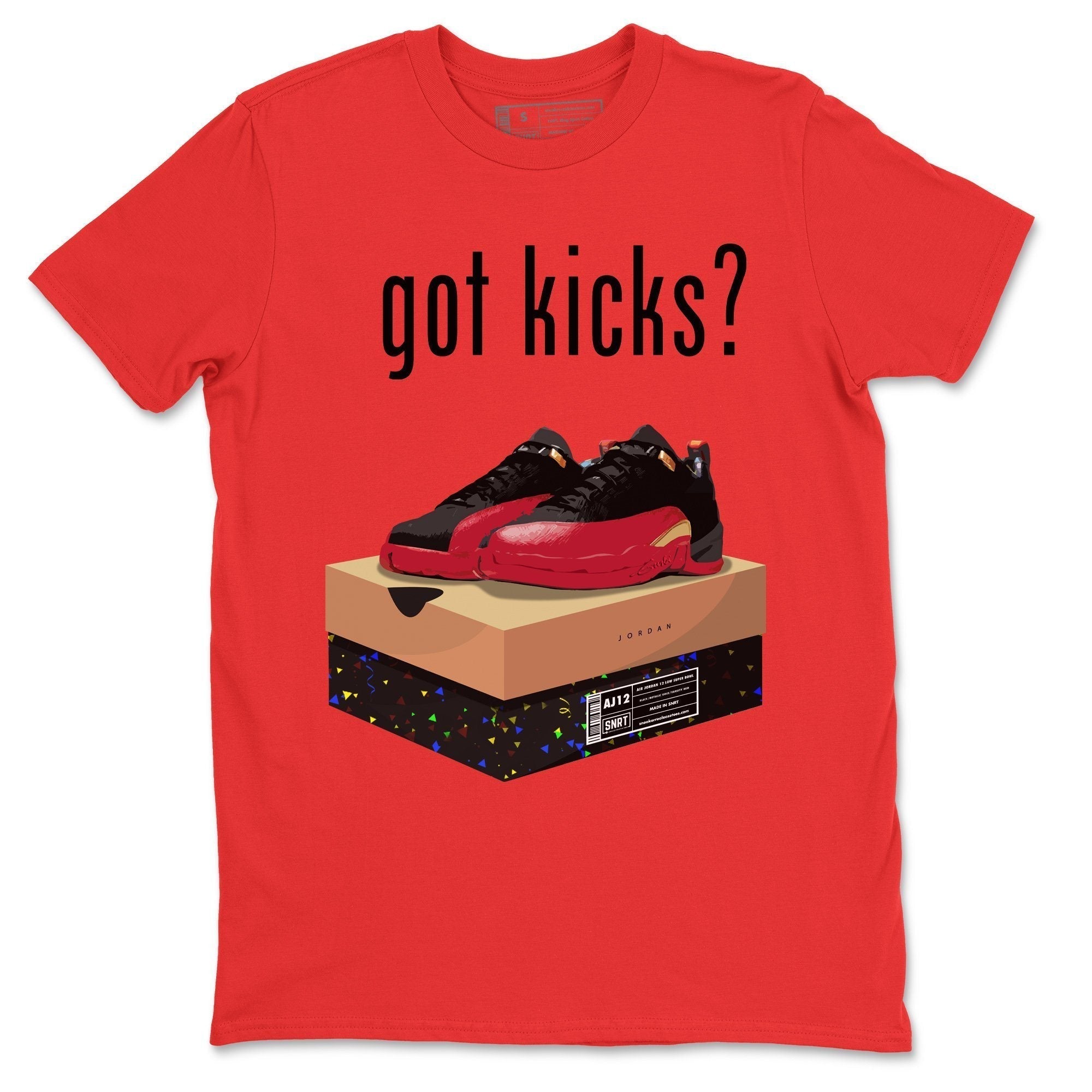 Jordan 12 Super Bowl Shirt To Match Jordans Got Kicks Sneaker Tees Jordan 12 Super Bowl Drip Gear Zone Sneaker Matching Clothing Unisex Shirts