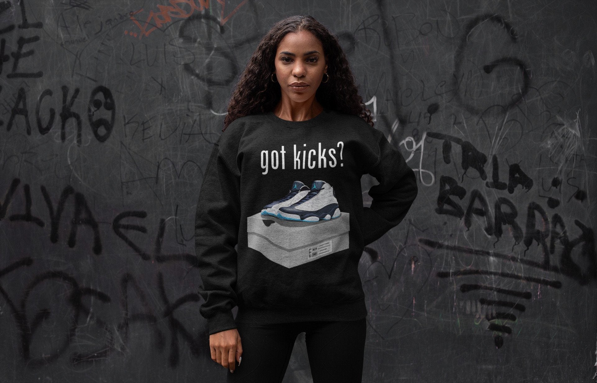 Jordan 13 Obsidian Shirt To Match Jordans Got Kicks Sneaker Tees Jordan 13 Obsidian Drip Gear Zone Sneaker Matching Clothing Unisex Shirts