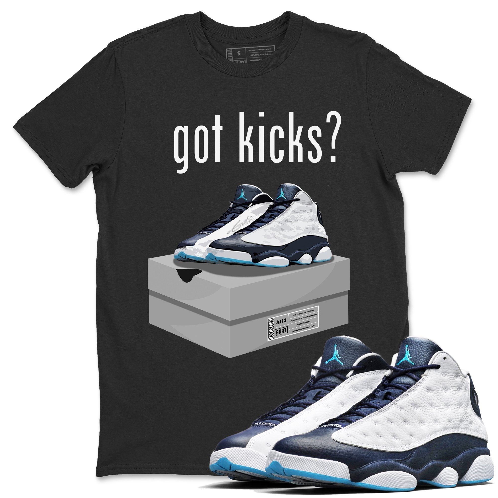 Jordan 13 Obsidian Shirt To Match Jordans Got Kicks Sneaker Tees Jordan 13 Obsidian Drip Gear Zone Sneaker Matching Clothing Unisex Shirts