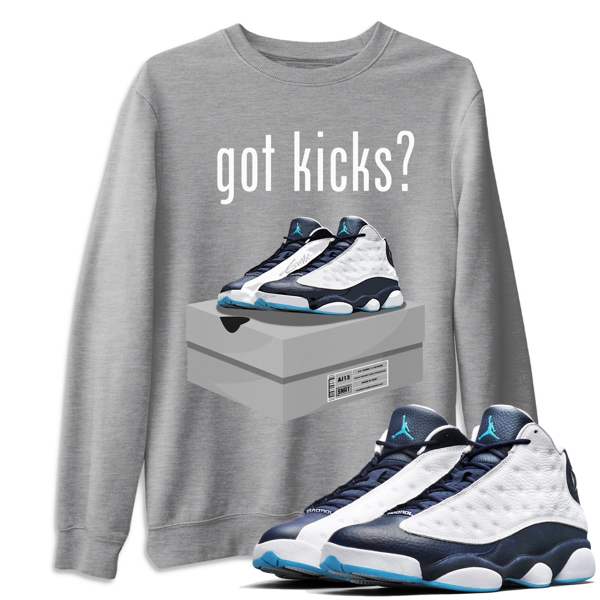 Jordan 13 Obsidian Shirt To Match Jordans Got Kicks Sneaker Tees Jordan 13 Obsidian Drip Gear Zone Sneaker Matching Clothing Unisex Shirts
