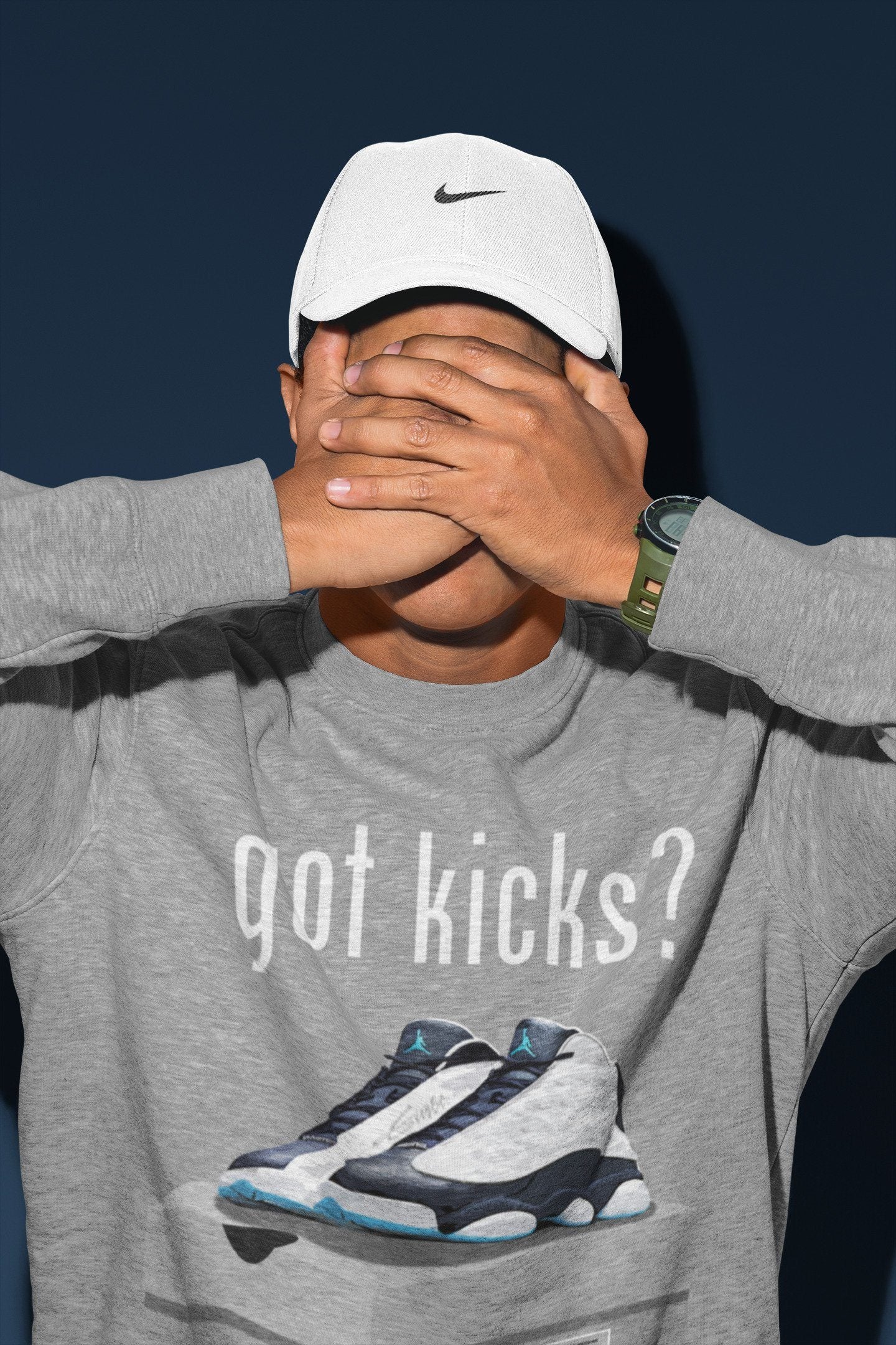 Jordan 13 Obsidian Shirt To Match Jordans Got Kicks Sneaker Tees Jordan 13 Obsidian Drip Gear Zone Sneaker Matching Clothing Unisex Shirts