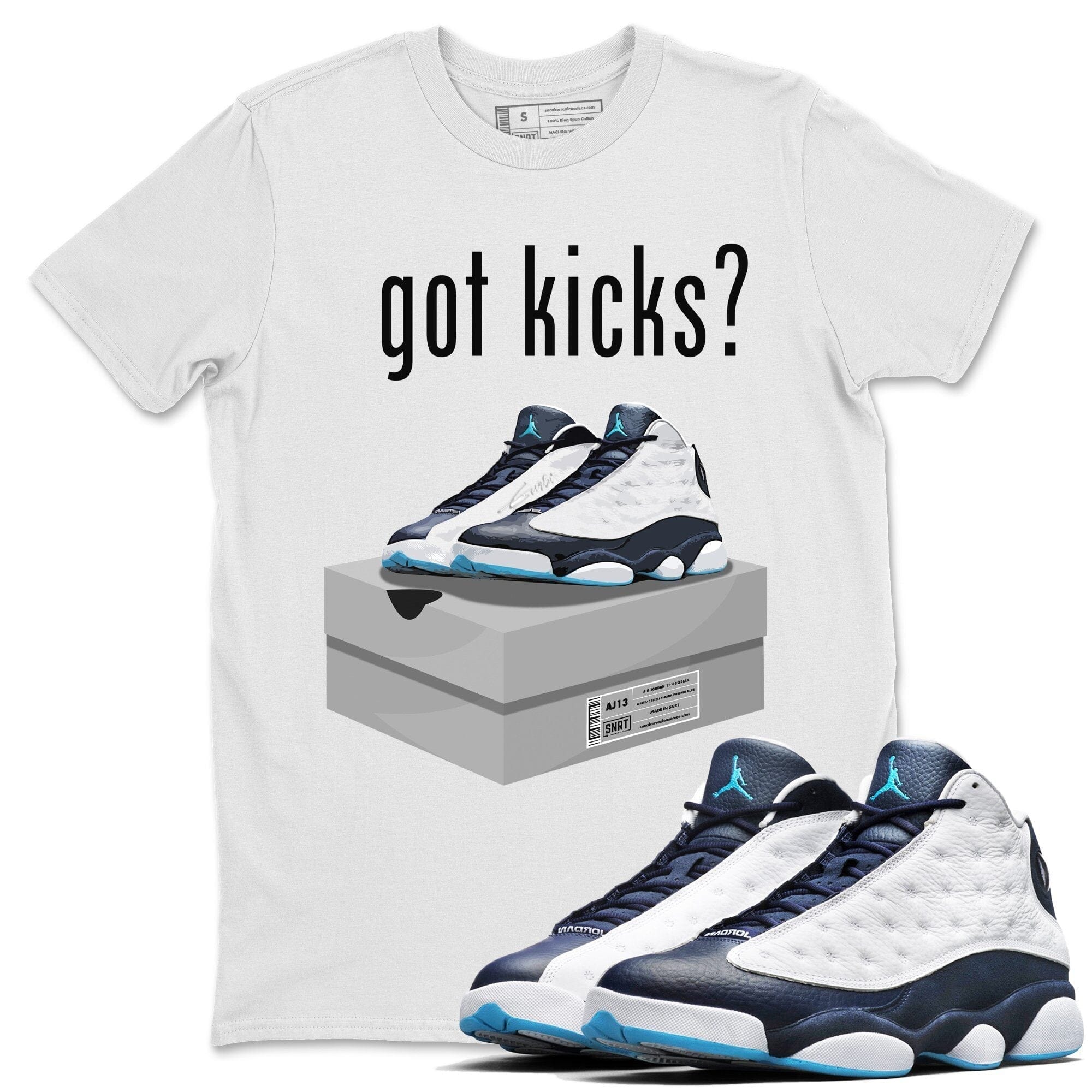 Jordan 13 Obsidian Shirt To Match Jordans Got Kicks Sneaker Tees Jordan 13 Obsidian Drip Gear Zone Sneaker Matching Clothing Unisex Shirts
