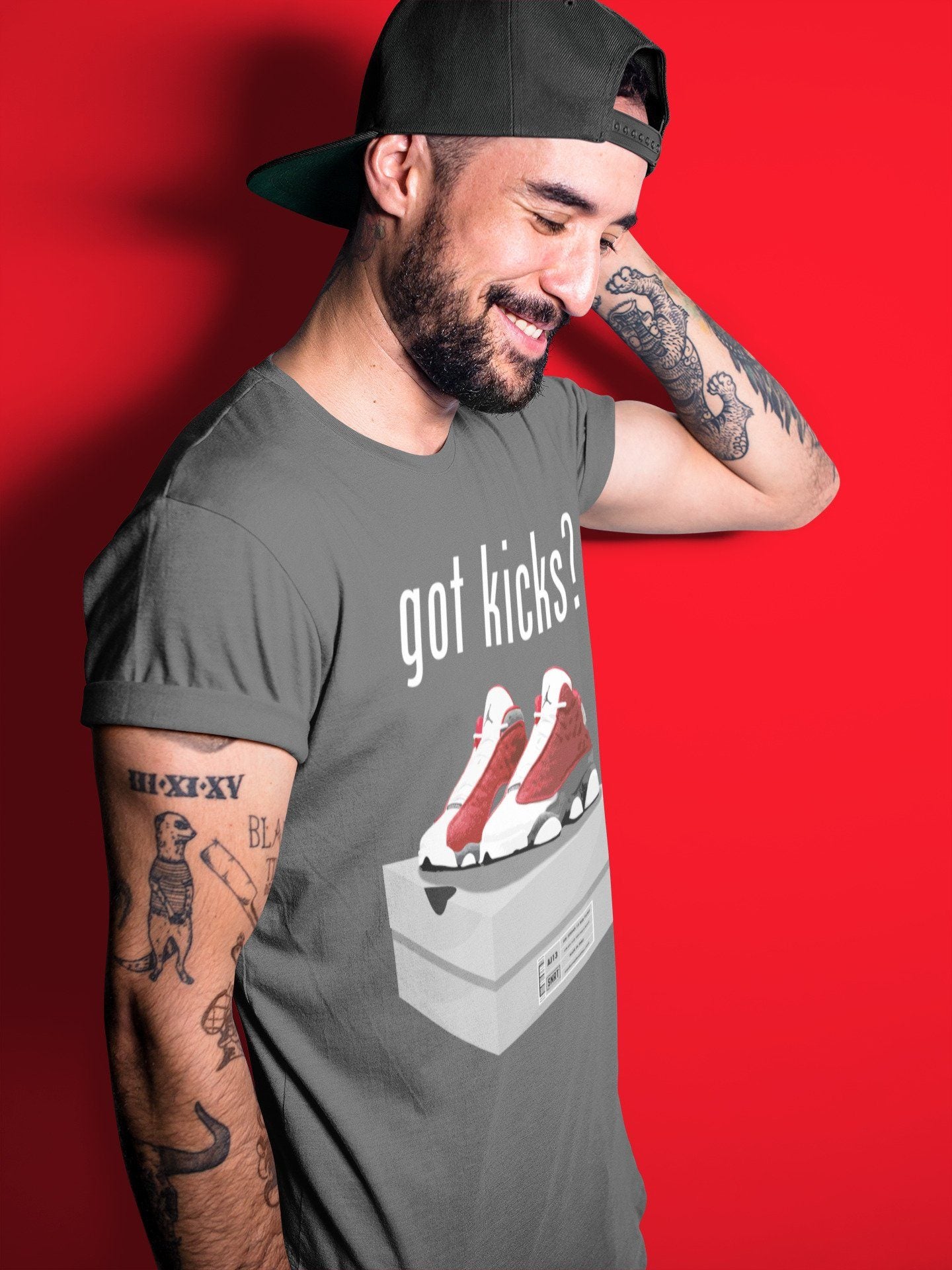 Jordan 13 Red Flint Shirt To Match Jordans Got Kicks Sneaker Tees Jordan 13 Red Flint Drip Gear Zone Sneaker Matching Clothing Unisex Shirts