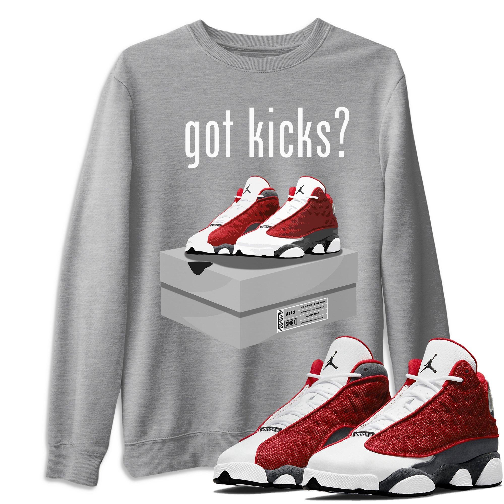 Jordan 13 Red Flint Shirt To Match Jordans Got Kicks Sneaker Tees Jordan 13 Red Flint Drip Gear Zone Sneaker Matching Clothing Unisex Shirts