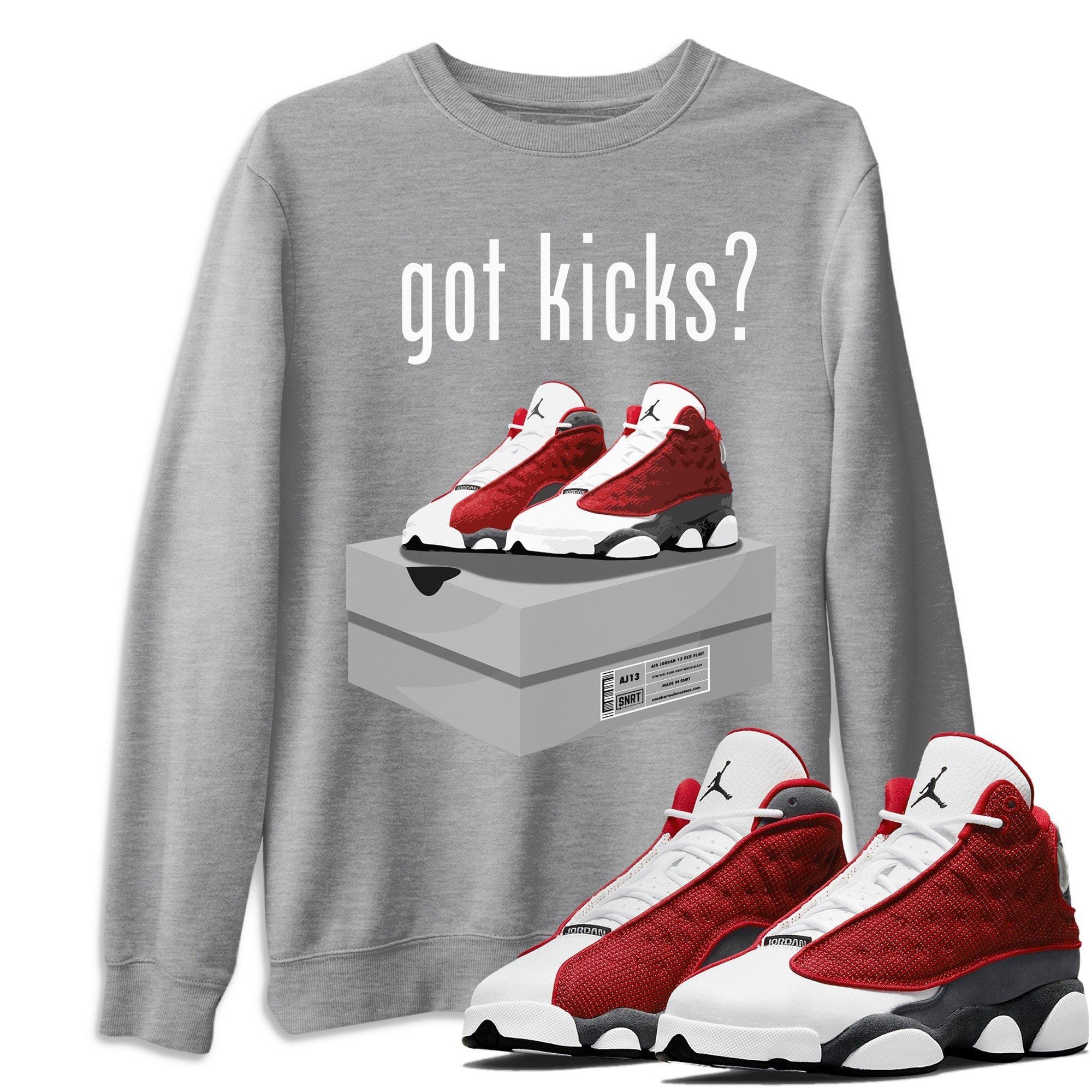 Jordan 13 Red Flint Shirt To Match Jordans Got Kicks Sneaker Tees Jordan 13 Red Flint Drip Gear Zone Sneaker Matching Clothing Unisex Shirts