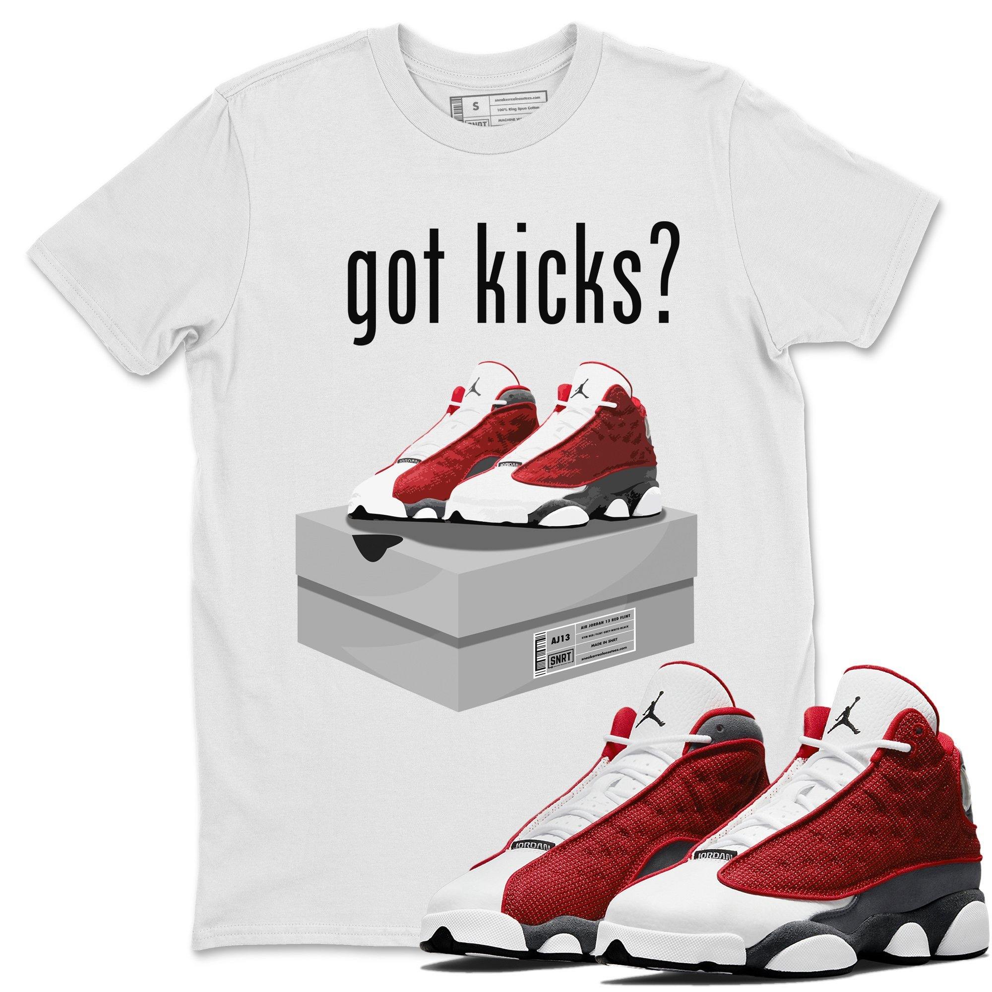 Jordan 13 Red Flint Shirt To Match Jordans Got Kicks Sneaker Tees Jordan 13 Red Flint Drip Gear Zone Sneaker Matching Clothing Unisex Shirts