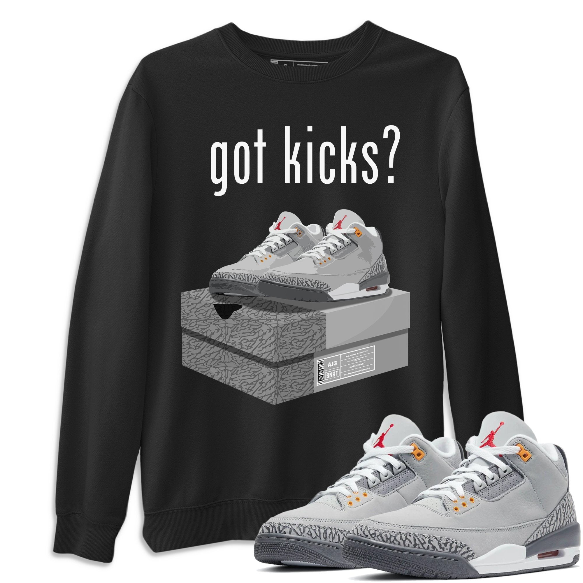 Jordan 3 Cool Grey Shirt To Match Jordans Got Kicks Sneaker Tees Jordan 3 Cool Grey Drip Gear Zone Sneaker Matching Clothing Unisex Shirts