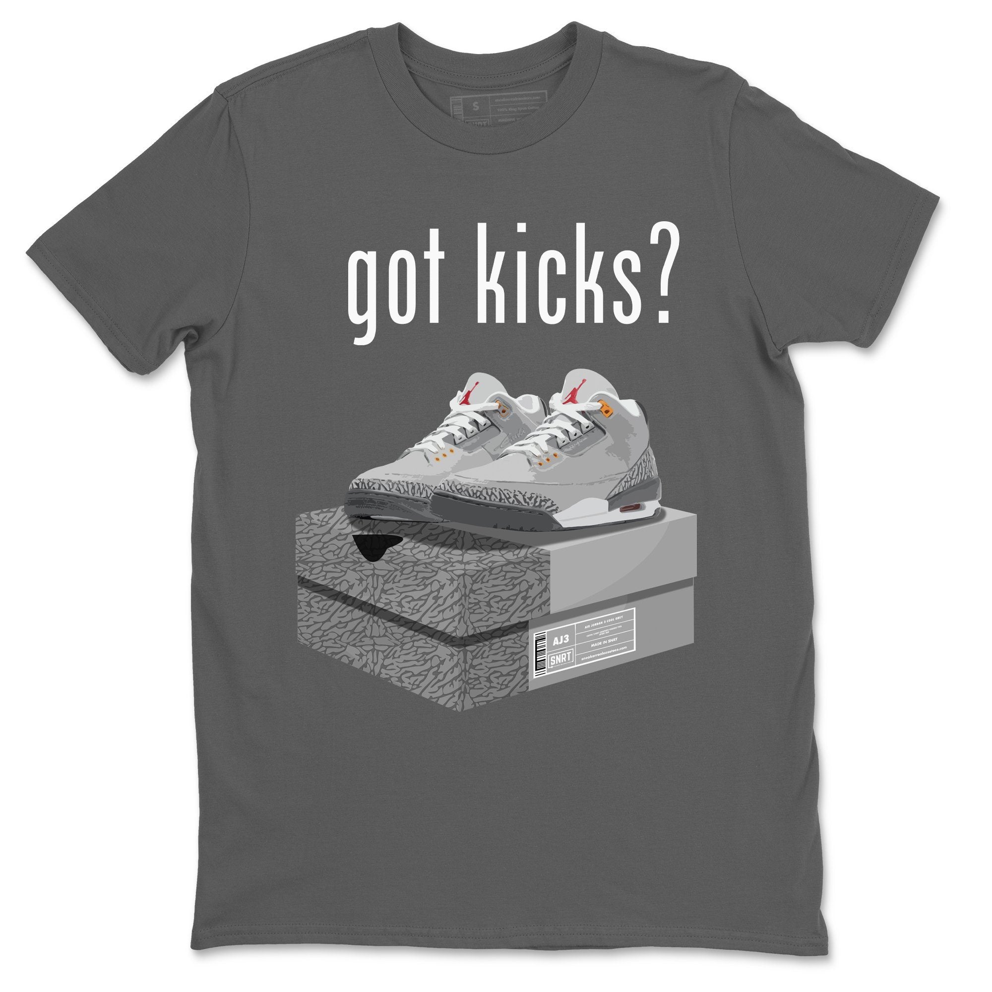 Jordan 3 Cool Grey Shirt To Match Jordans Got Kicks Sneaker Tees Jordan 3 Cool Grey Drip Gear Zone Sneaker Matching Clothing Unisex Shirts