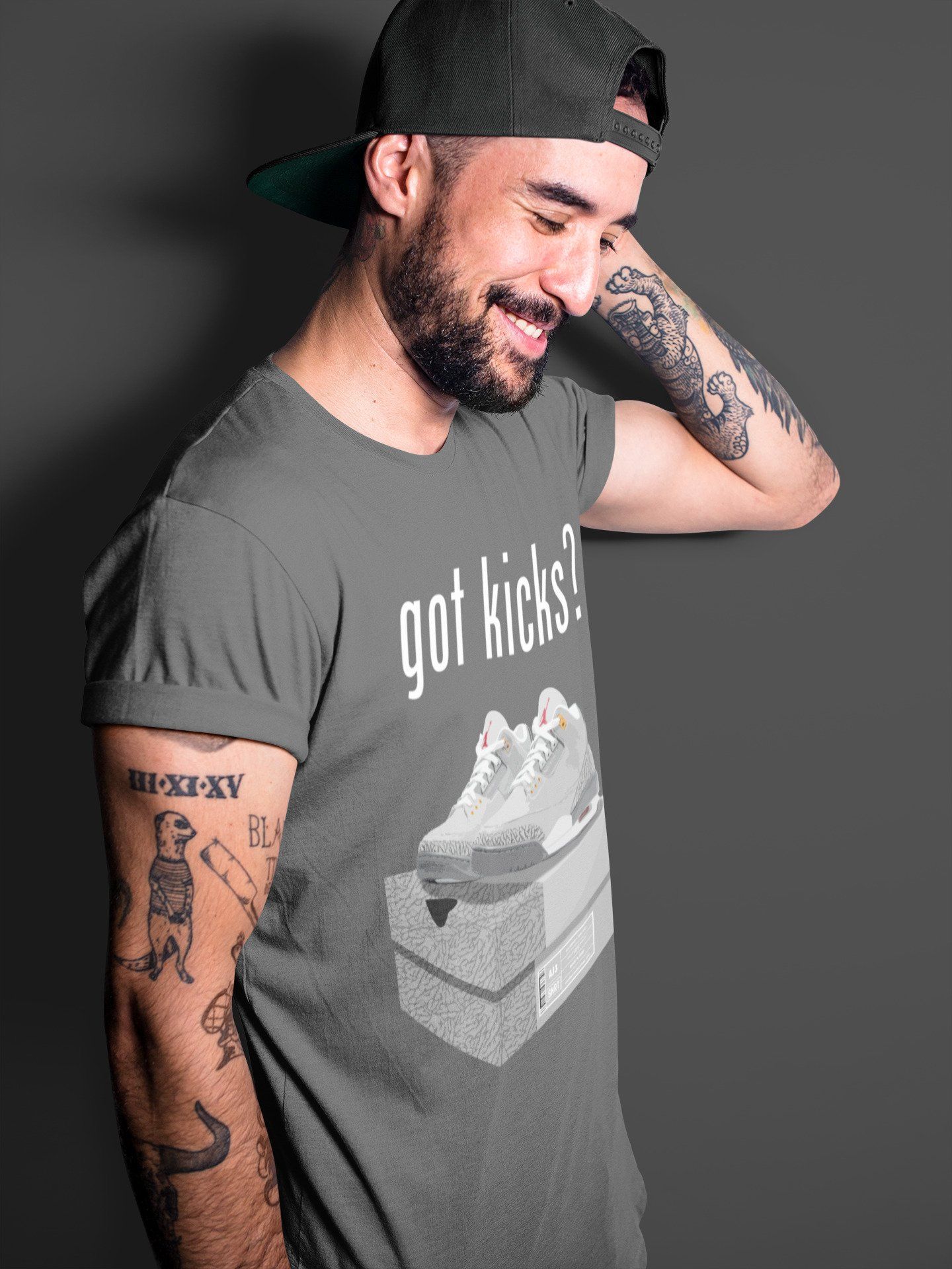 Jordan 3 Cool Grey Shirt To Match Jordans Got Kicks Sneaker Tees Jordan 3 Cool Grey Drip Gear Zone Sneaker Matching Clothing Unisex Shirts