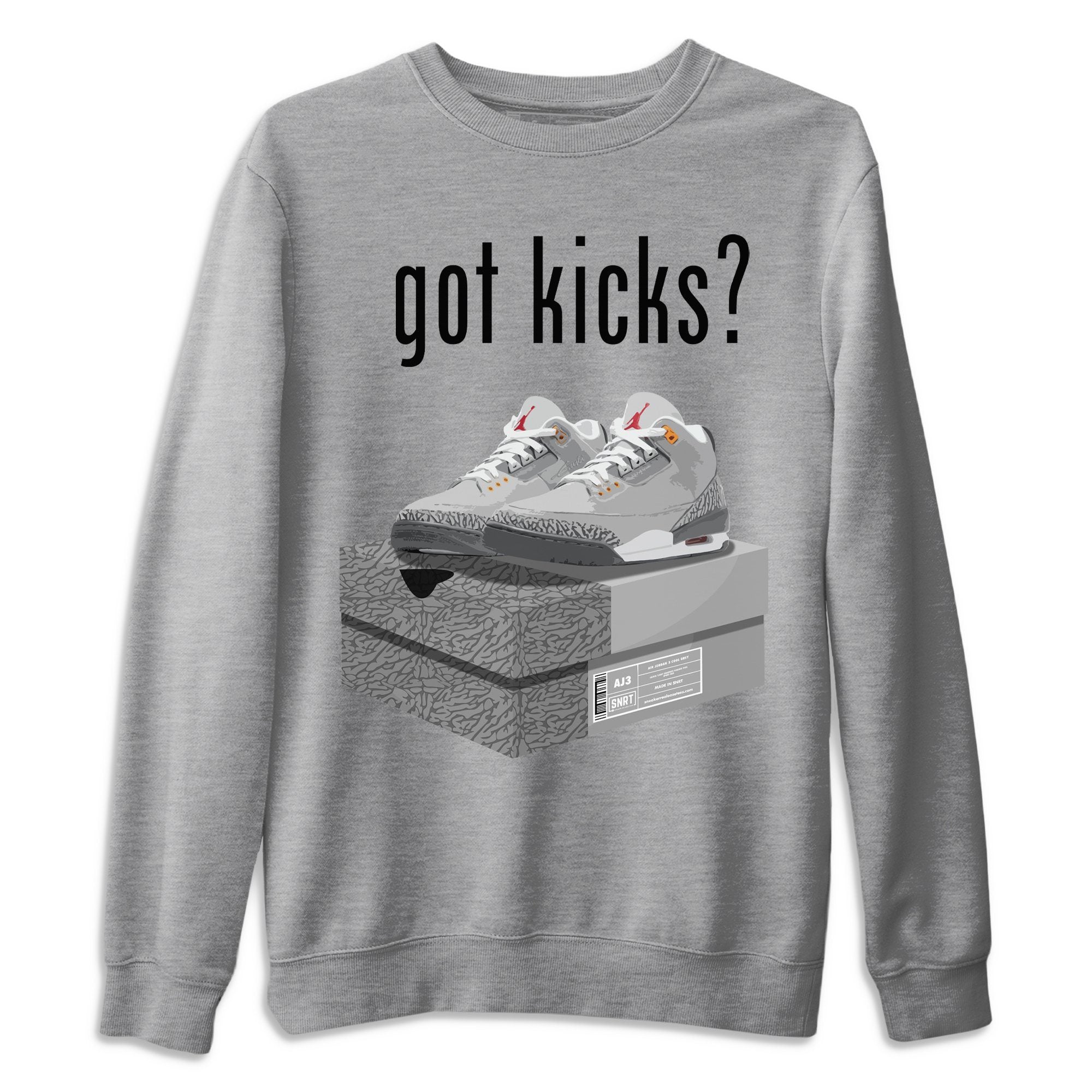 Jordan 3 Cool Grey Shirt To Match Jordans Got Kicks Sneaker Tees Jordan 3 Cool Grey Drip Gear Zone Sneaker Matching Clothing Unisex Shirts