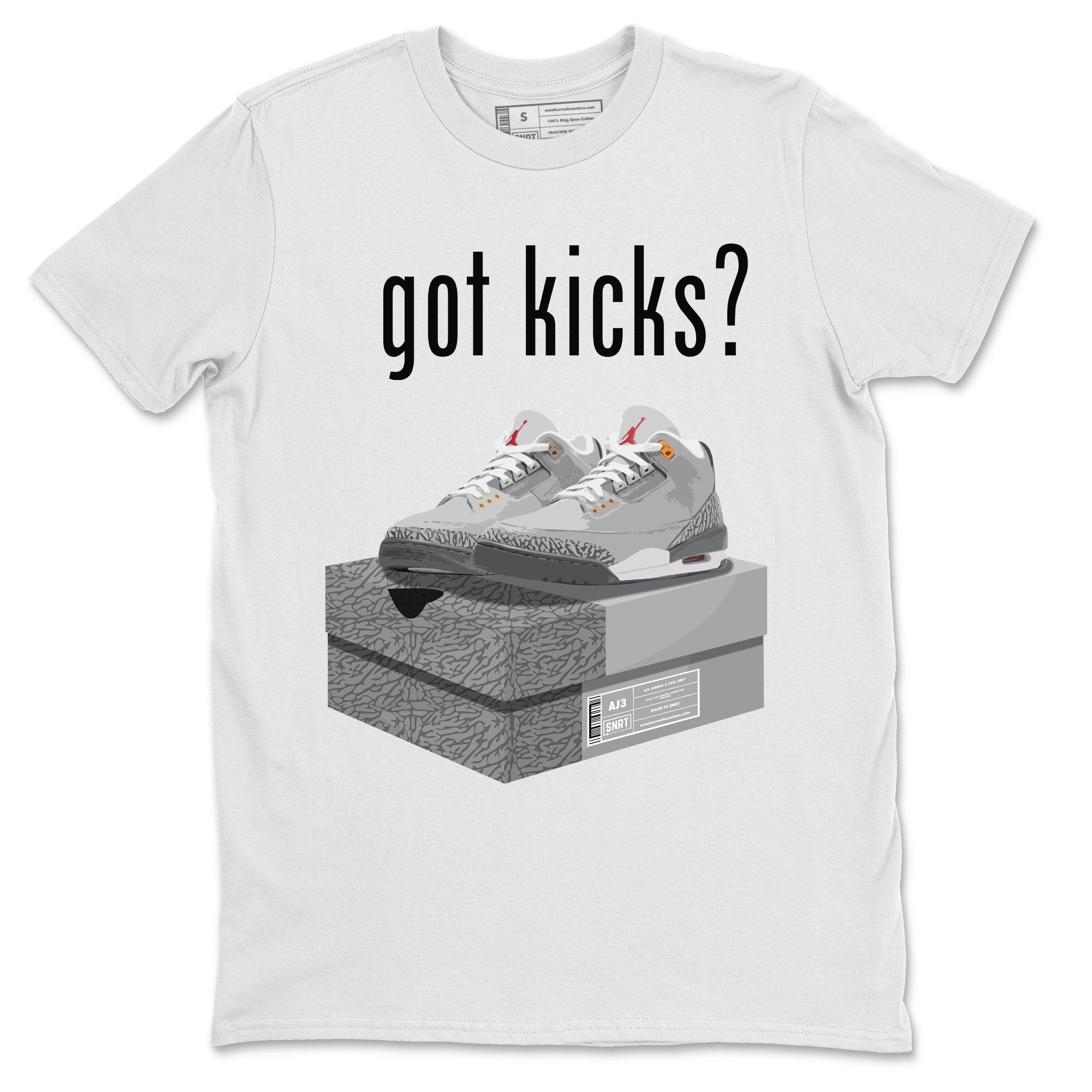 Jordan 3 Cool Grey Shirt To Match Jordans Got Kicks Sneaker Tees Jordan 3 Cool Grey Drip Gear Zone Sneaker Matching Clothing Unisex Shirts