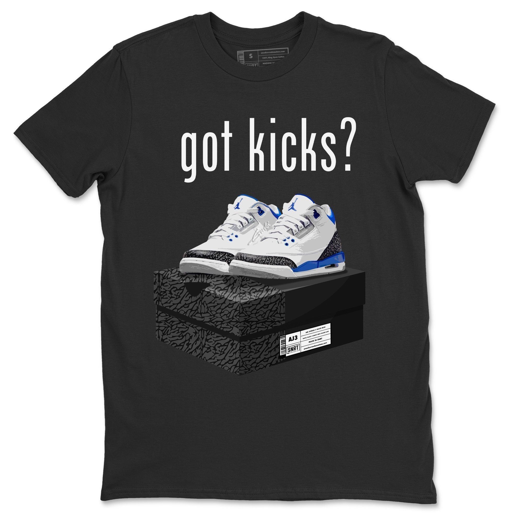 Jordan 3 Racer Blue Shirt To Match Jordans Got Kicks Sneaker Tees Jordan 3 Racer Blue Drip Gear Zone Sneaker Matching Clothing Unisex Shirts