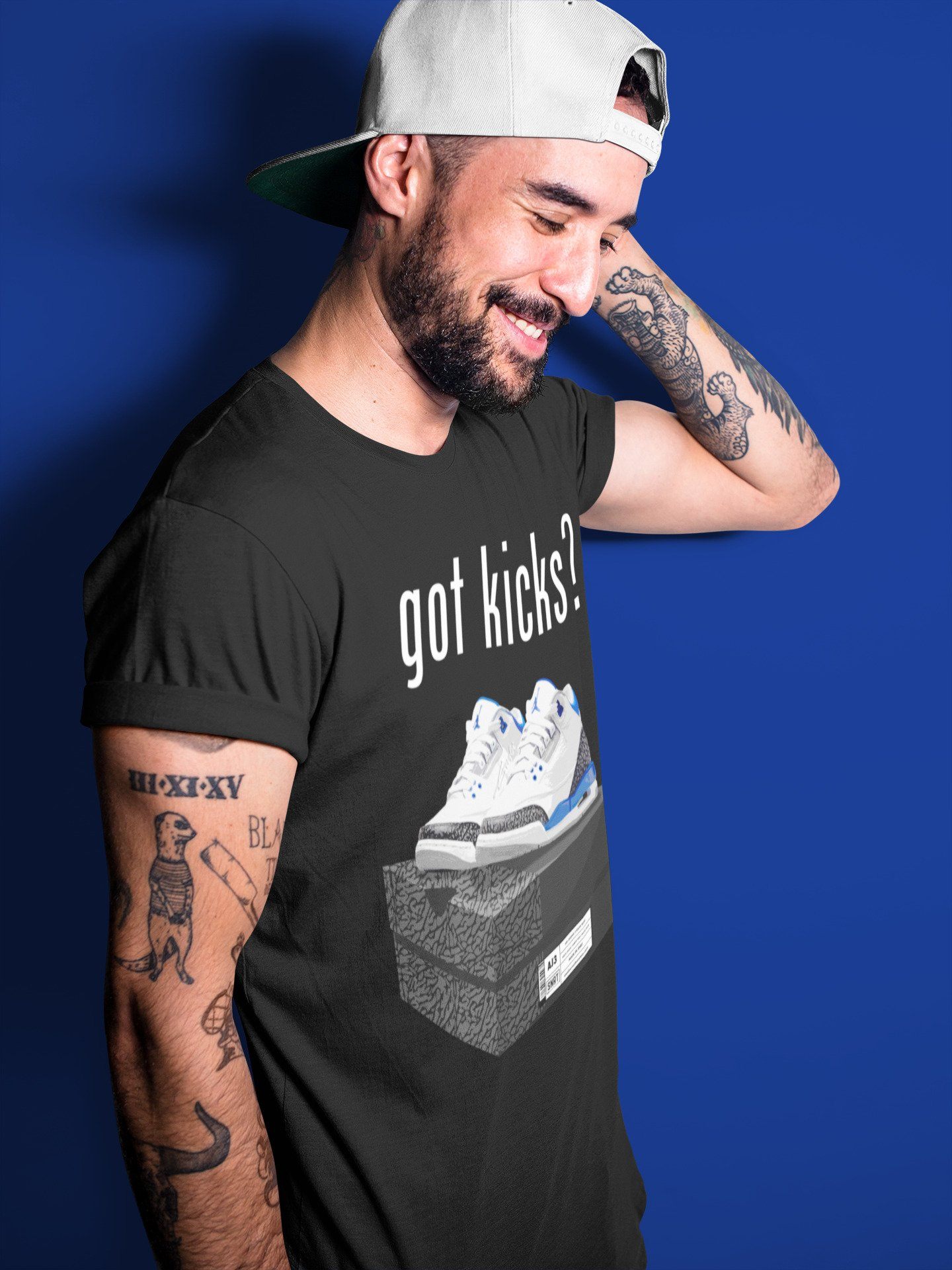 Jordan 3 Racer Blue Shirt To Match Jordans Got Kicks Sneaker Tees Jordan 3 Racer Blue Drip Gear Zone Sneaker Matching Clothing Unisex Shirts