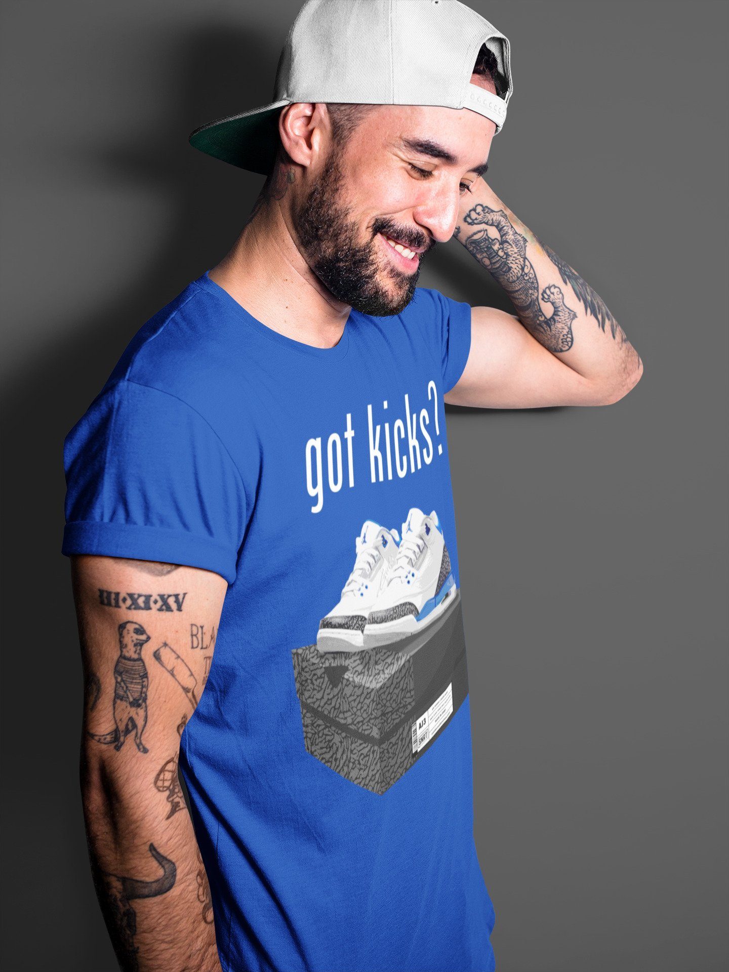 Jordan 3 Racer Blue Shirt To Match Jordans Got Kicks Sneaker Tees Jordan 3 Racer Blue Drip Gear Zone Sneaker Matching Clothing Unisex Shirts