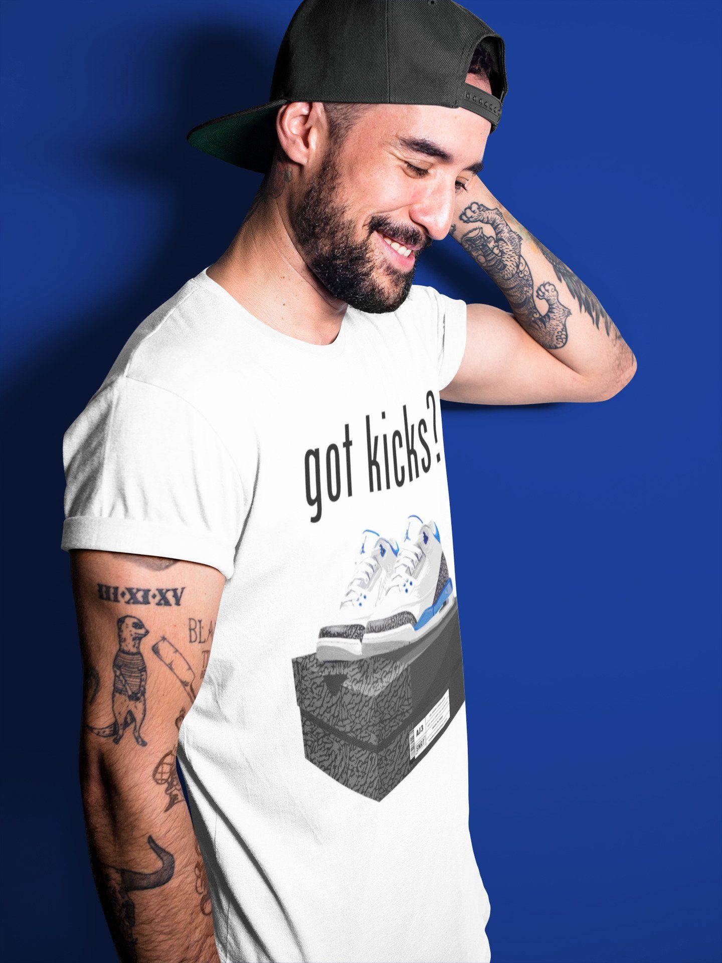 Jordan 3 Racer Blue Shirt To Match Jordans Got Kicks Sneaker Tees Jordan 3 Racer Blue Drip Gear Zone Sneaker Matching Clothing Unisex Shirts