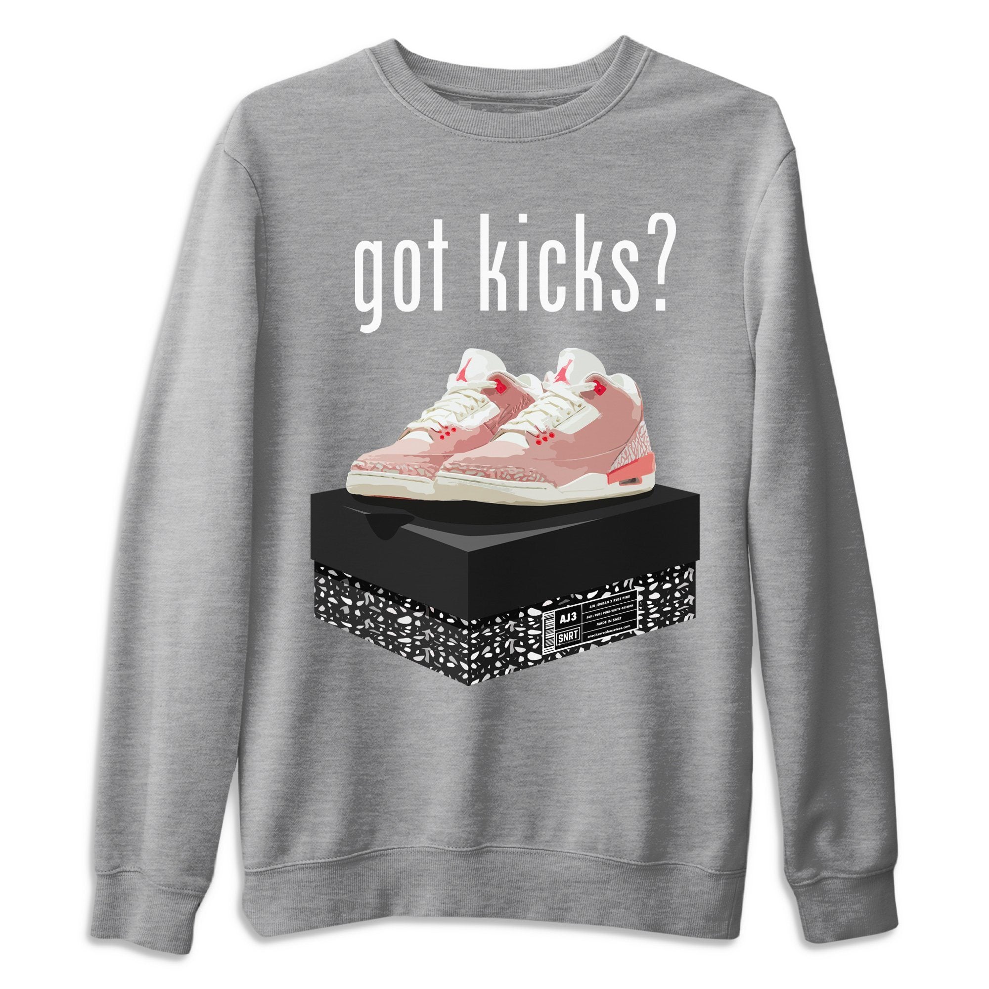 Jordan 3 Rust Pink Shirt To Match Jordans Got Kicks Sneaker Tees Jordan 3 Rust Pink Drip Gear Zone Sneaker Matching Clothing Unisex Shirts