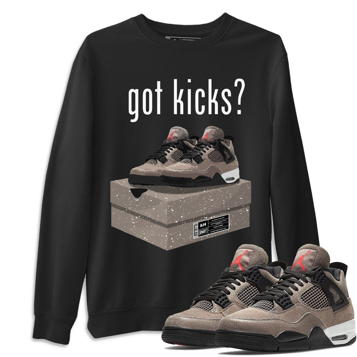 Jordan 4 Taupe Haze Shirt To Match Jordans Got Kicks Sneaker Tees Jordan 4 Taupe Haze Drip Gear Zone Sneaker Matching Clothing Unisex Shirts