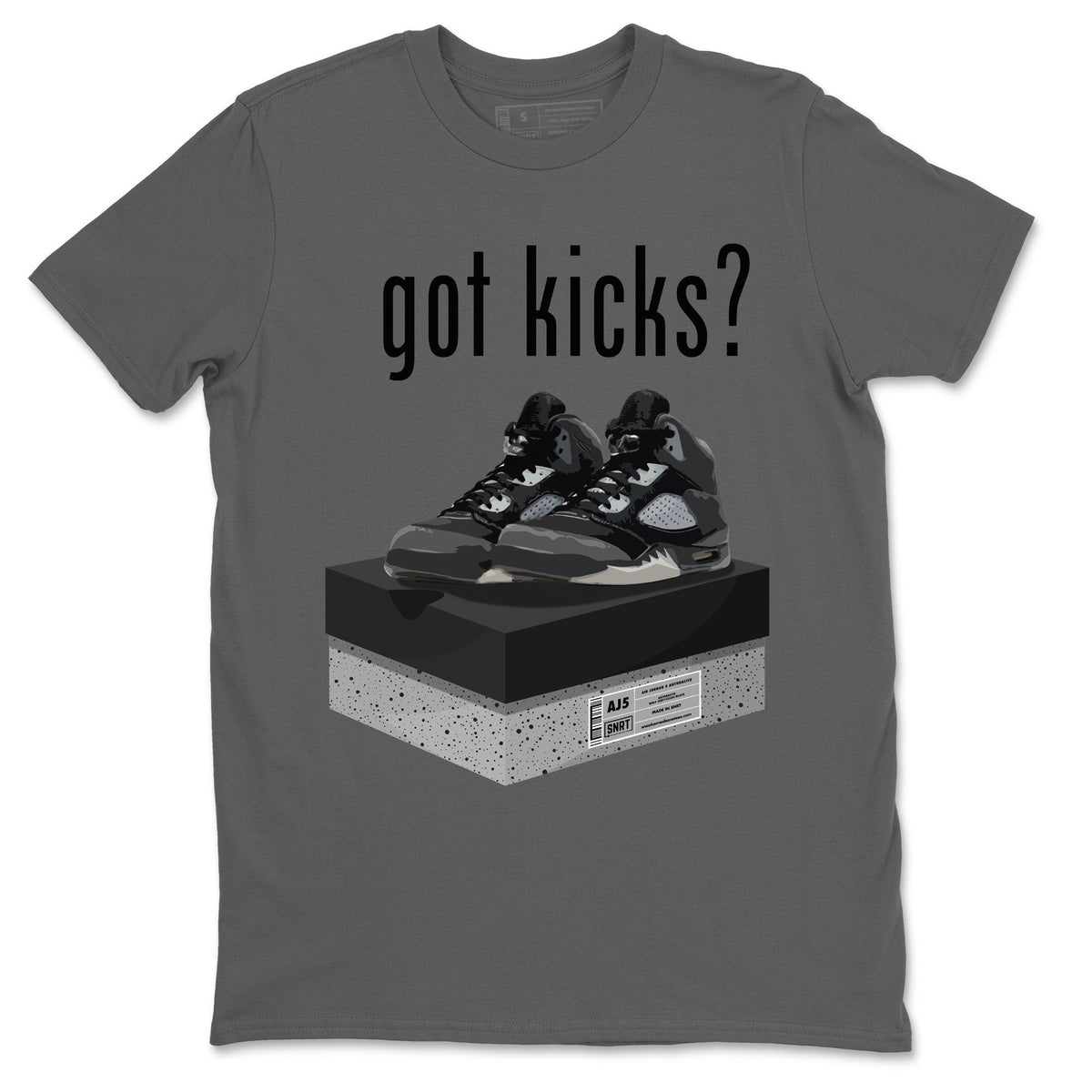 Jordan 5 Anthracite Shirt To Match Jordans Got Kicks Sneaker Tees Jordan 5 Anthracite Drip Gear Zone Sneaker Matching Clothing Unisex Shirts