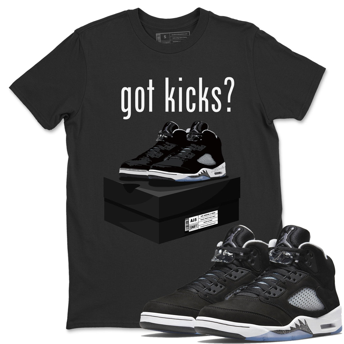 Jordan 5 Moonlight Shirt To Match Jordans Got Kicks Sneaker Tees Jordan 5 Moonlight Drip Gear Zone Sneaker Matching Clothing Unisex Shirts