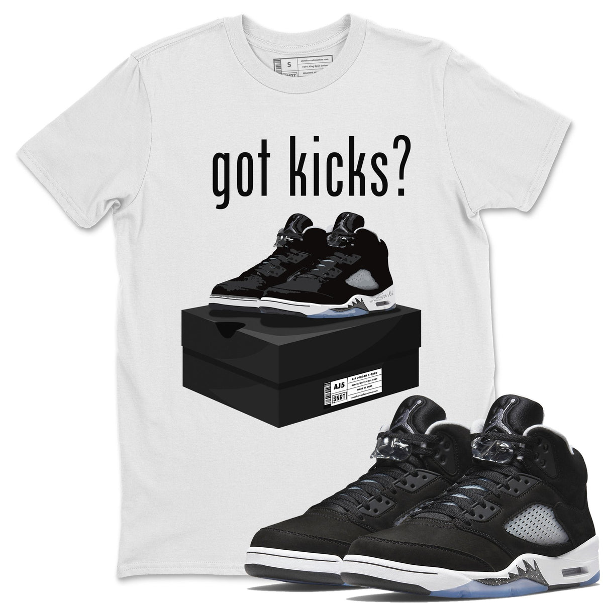 Jordan 5 Moonlight Shirt To Match Jordans Got Kicks Sneaker Tees Jordan 5 Moonlight Drip Gear Zone Sneaker Matching Clothing Unisex Shirts