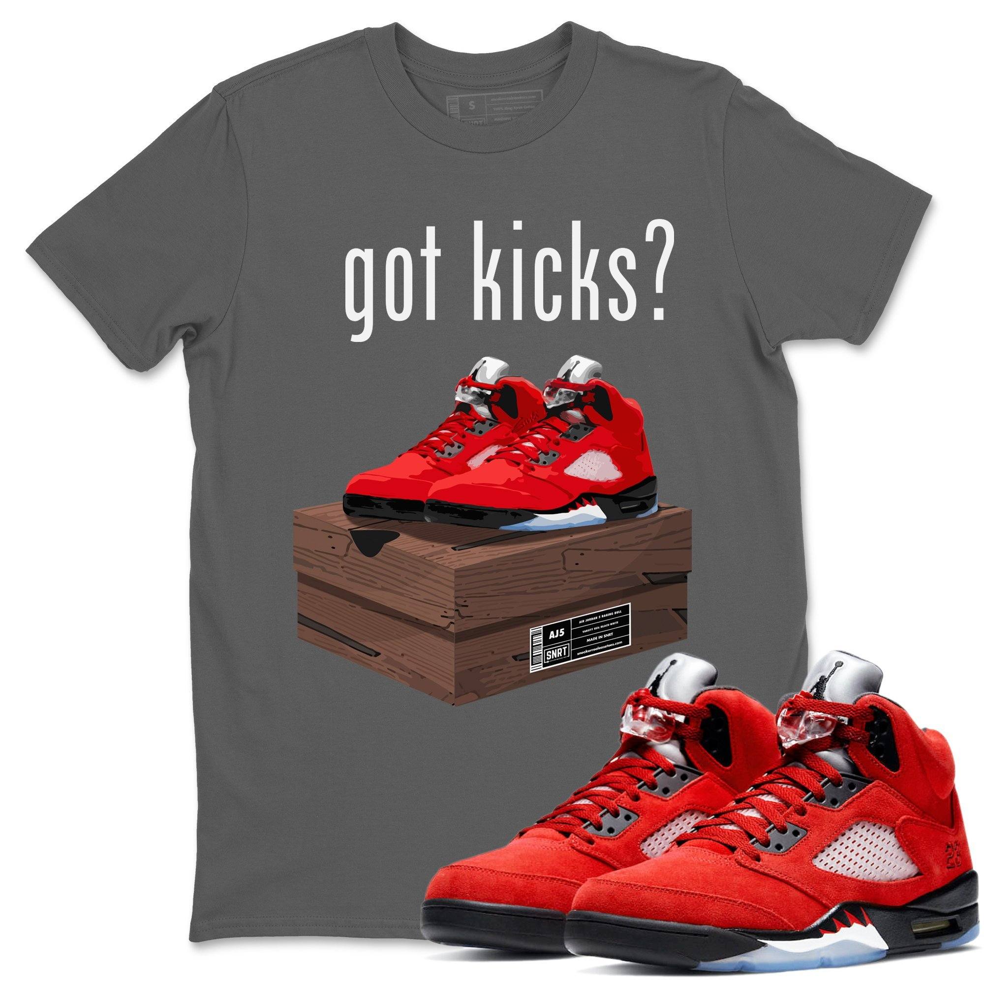Jordan 5 Raging Bull Shirt To Match Jordans Got Kicks Sneaker Tees Jordan 5 Raging Bull Drip Gear Zone Sneaker Matching Clothing Unisex Shirts