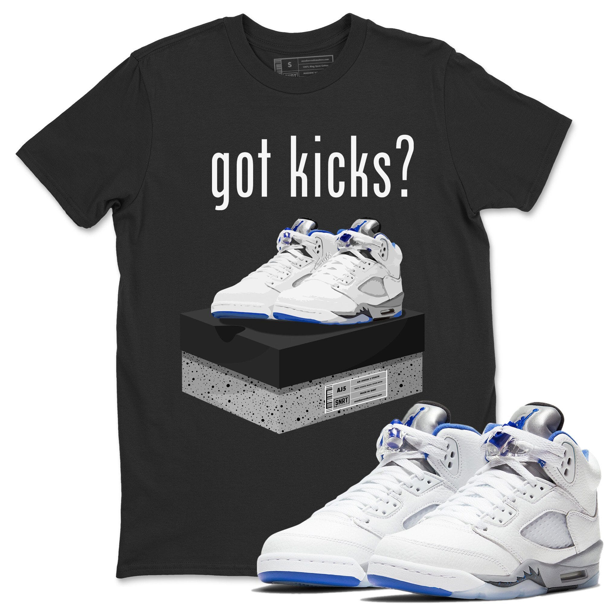 Jordan 5 Stealth Shirt To Match Jordans Got Kicks Sneaker Tees Jordan 5 Stealth Drip Gear Zone Sneaker Matching Clothing Unisex Shirts
