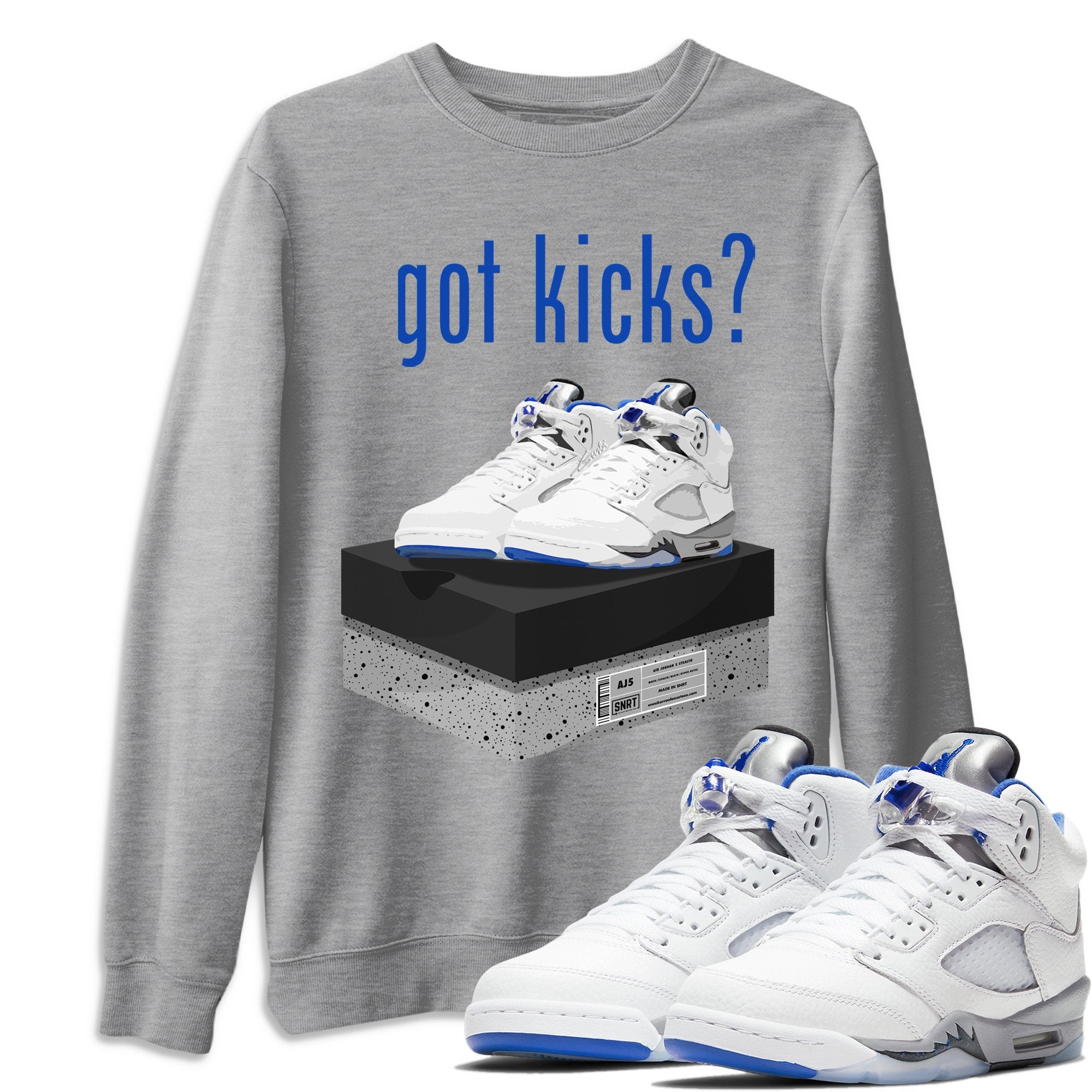 Jordan 5 Stealth Shirt To Match Jordans Got Kicks Sneaker Tees Jordan 5 Stealth Drip Gear Zone Sneaker Matching Clothing Unisex Shirts