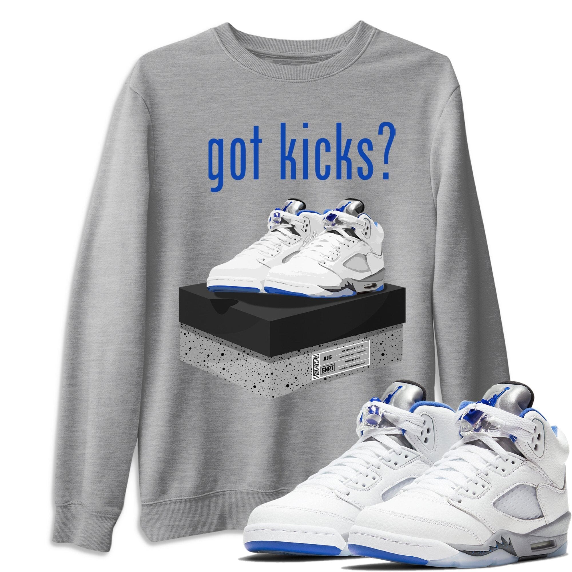 Jordan 5 Stealth Shirt To Match Jordans Got Kicks Sneaker Tees Jordan 5 Stealth Drip Gear Zone Sneaker Matching Clothing Unisex Shirts