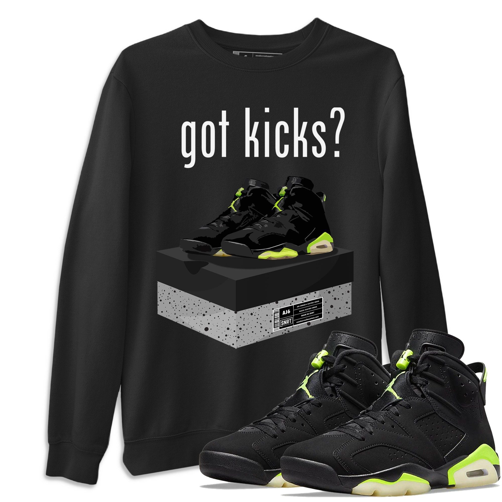Jordan 6 Electric Green Shirt To Match Jordans Got Kicks Sneaker Tees Jordan 6 Electric Green Drip Gear Zone Sneaker Matching Clothing Unisex Shirts