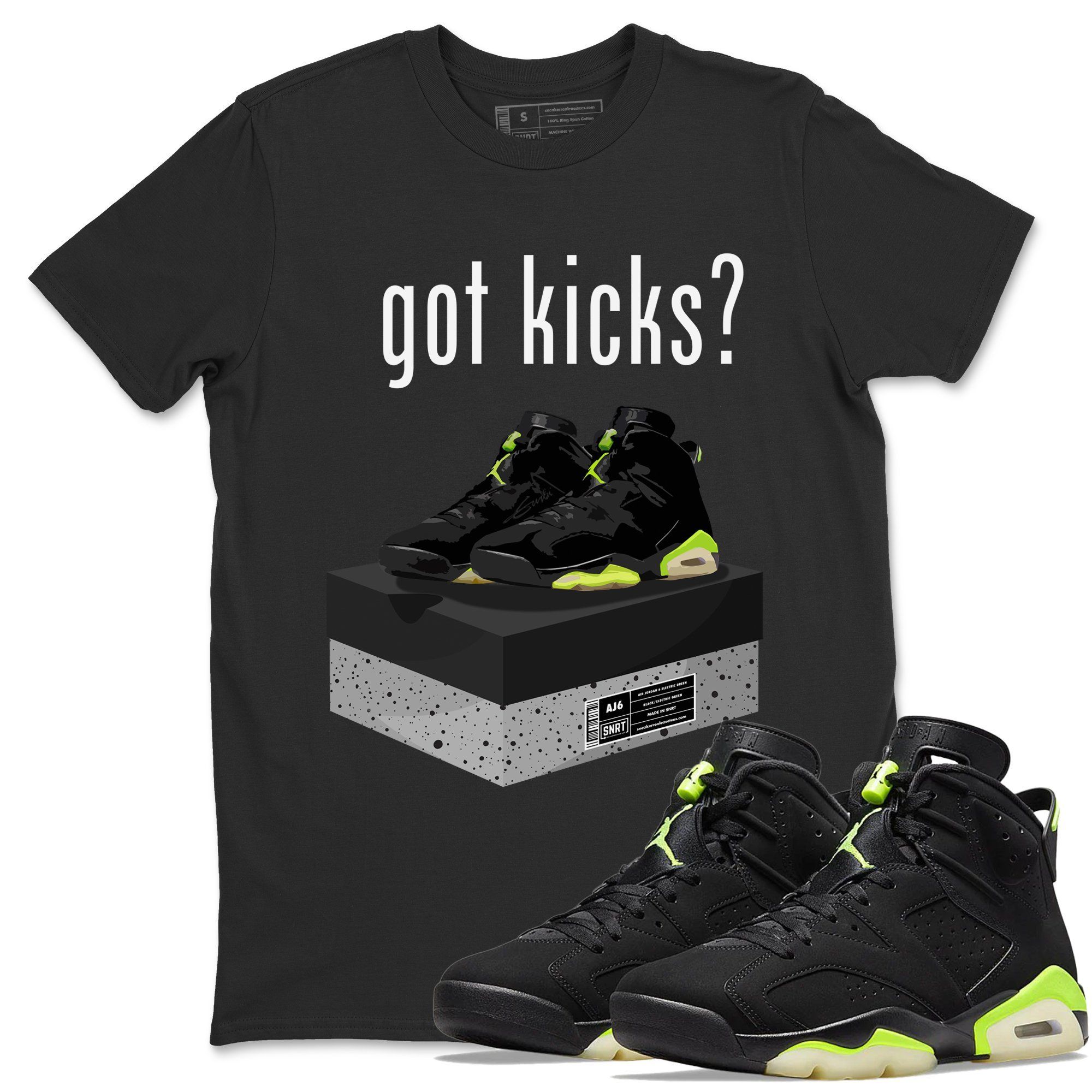 Jordan 6 Electric Green Shirt To Match Jordans Got Kicks Sneaker Tees Jordan 6 Electric Green Drip Gear Zone Sneaker Matching Clothing Unisex Shirts
