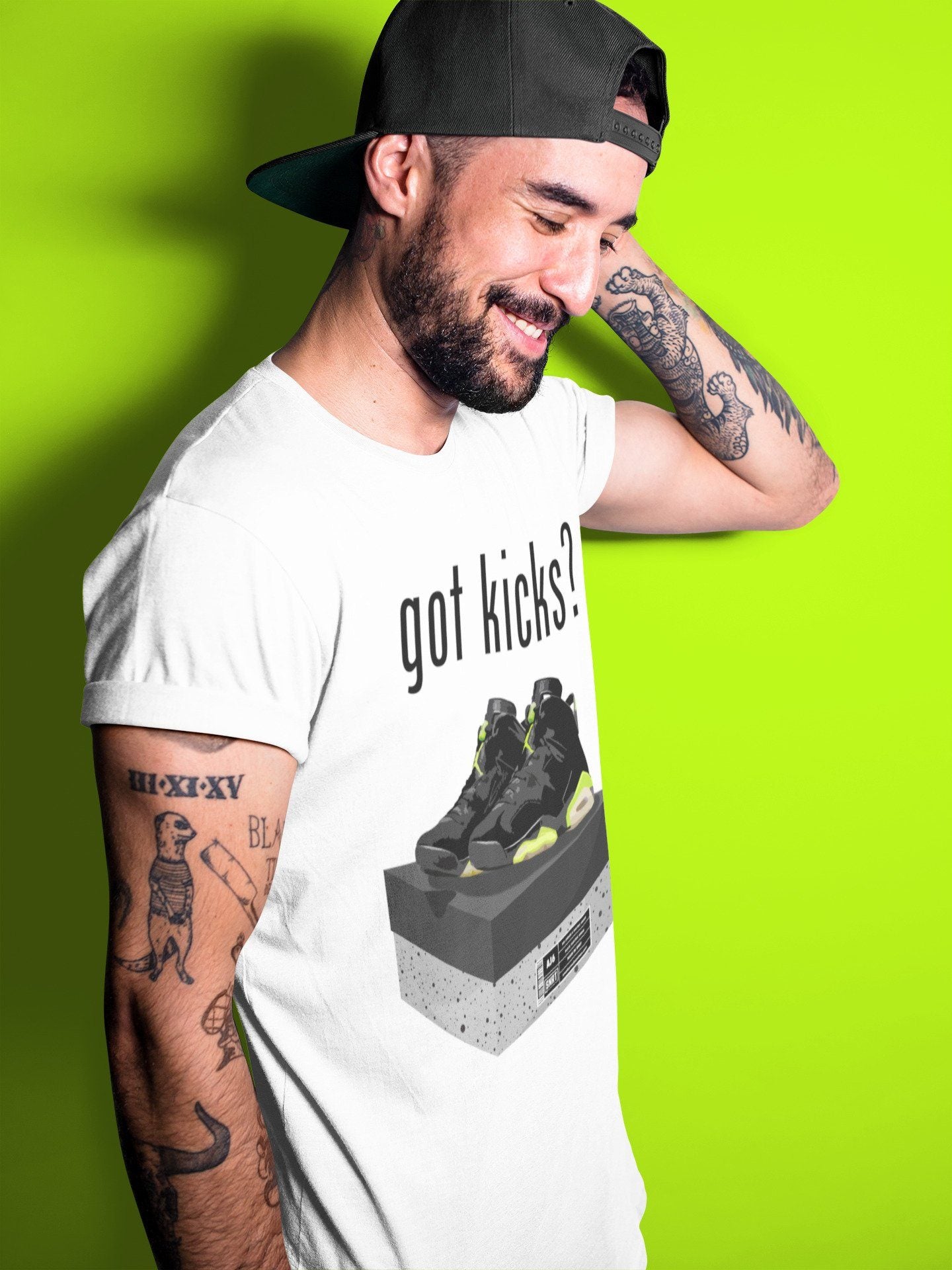 Jordan 6 Electric Green Shirt To Match Jordans Got Kicks Sneaker Tees Jordan 6 Electric Green Drip Gear Zone Sneaker Matching Clothing Unisex Shirts