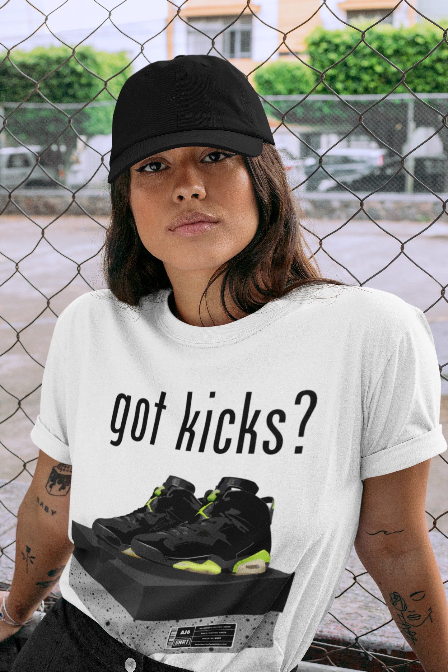 Jordan 6 Electric Green Shirt To Match Jordans Got Kicks Sneaker Tees Jordan 6 Electric Green Drip Gear Zone Sneaker Matching Clothing Unisex Shirts