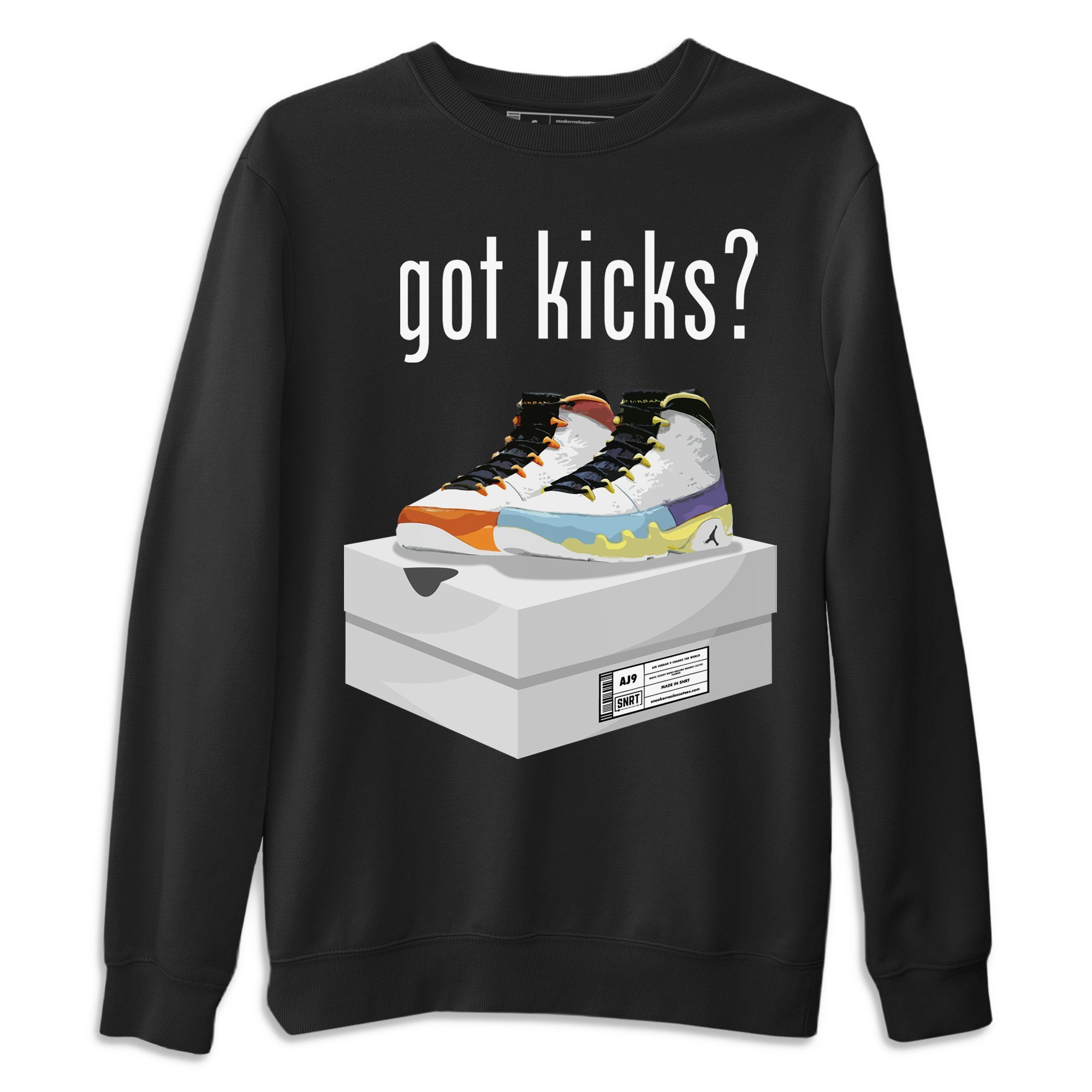 Jordan 9 Change The World Shirt To Match Jordans Got Kicks Sneaker Tees Jordan 9 Change The World Drip Gear Zone Sneaker Matching Clothing Unisex Shirts