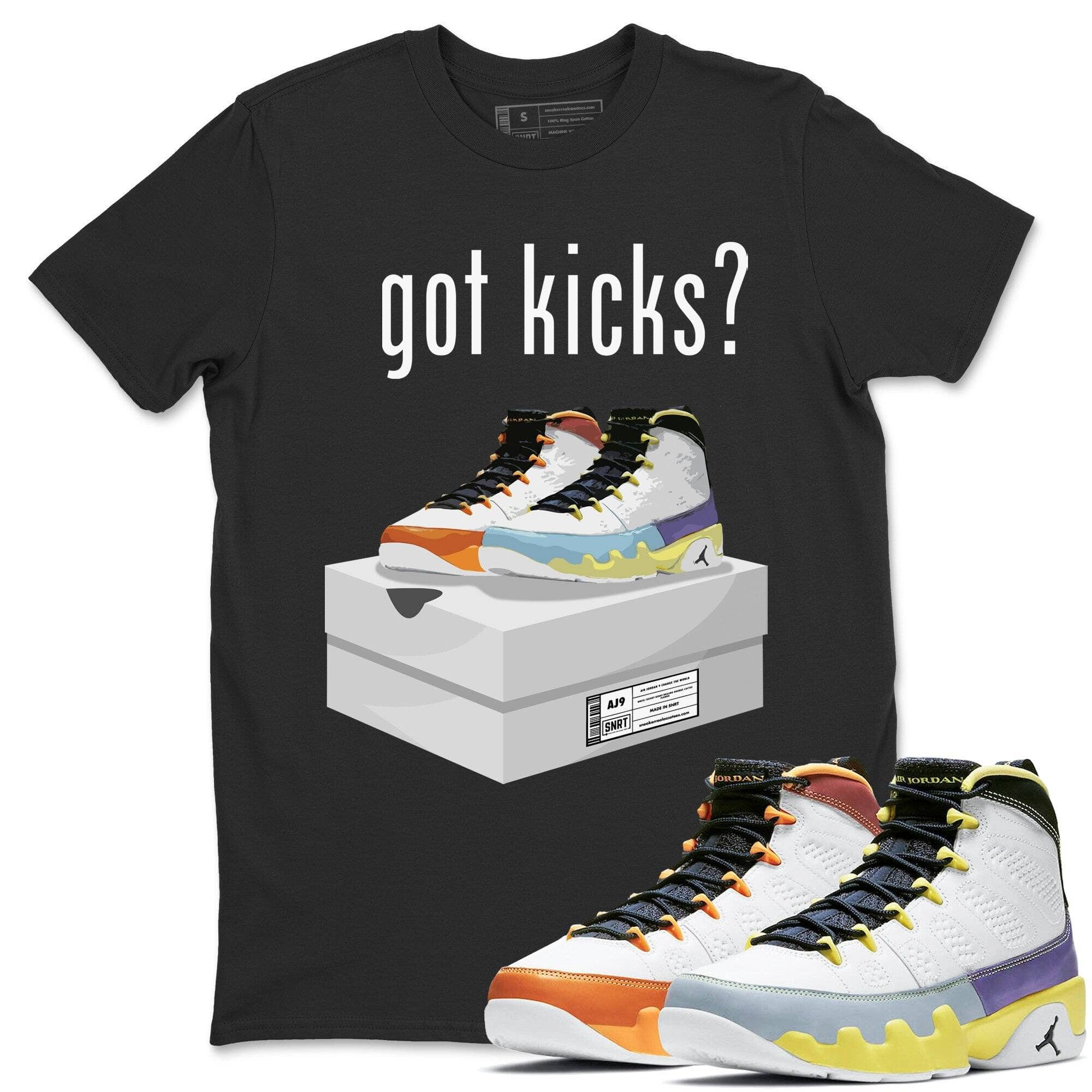 Jordan 9 Change The World Shirt To Match Jordans Got Kicks Sneaker Tees Jordan 9 Change The World Drip Gear Zone Sneaker Matching Clothing Unisex Shirts