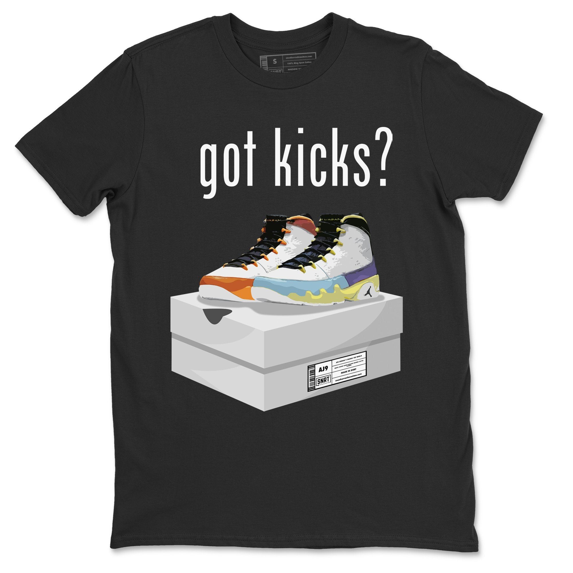 Jordan 9 Change The World Shirt To Match Jordans Got Kicks Sneaker Tees Jordan 9 Change The World Drip Gear Zone Sneaker Matching Clothing Unisex Shirts