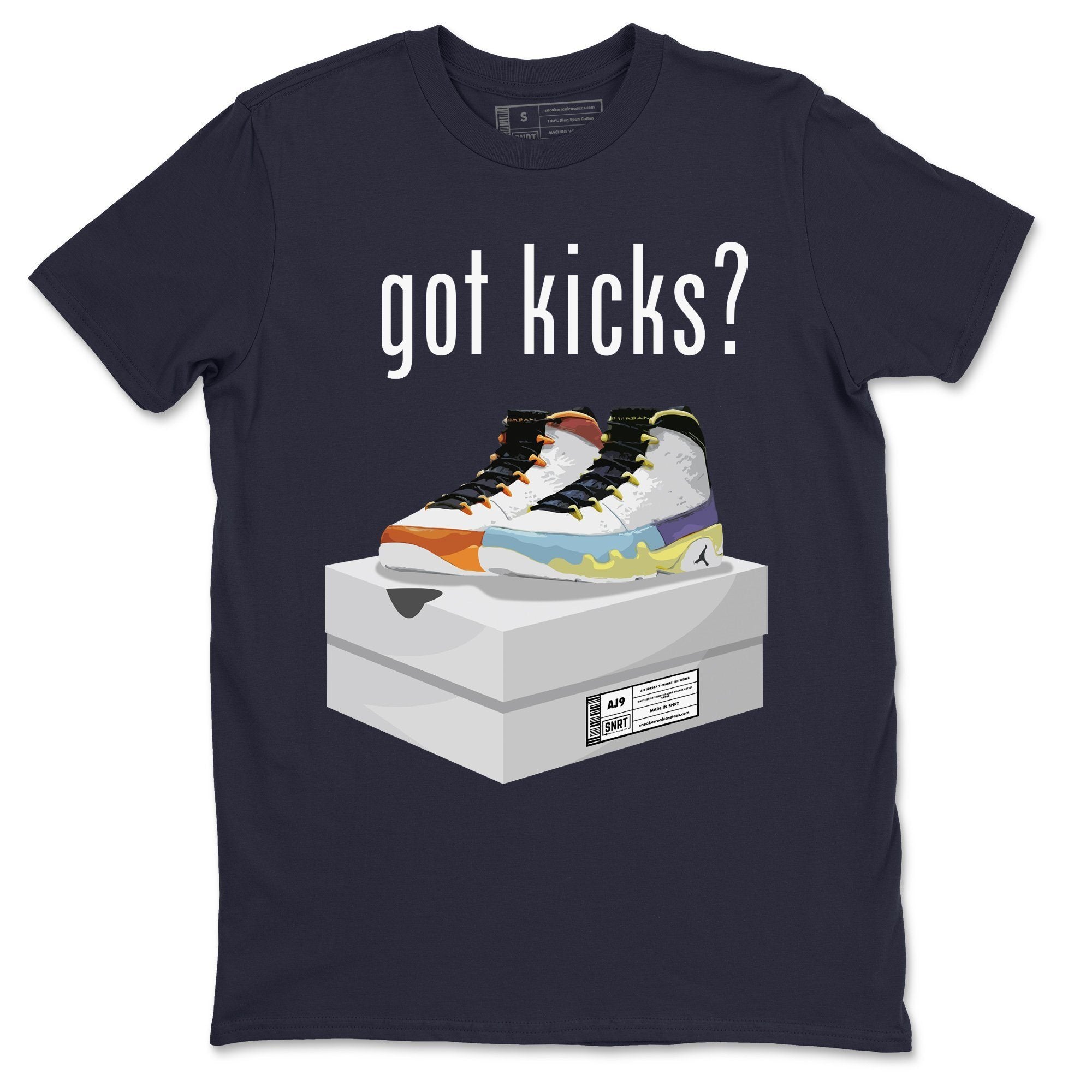 Jordan 9 Change The World Shirt To Match Jordans Got Kicks Sneaker Tees Jordan 9 Change The World Drip Gear Zone Sneaker Matching Clothing Unisex Shirts